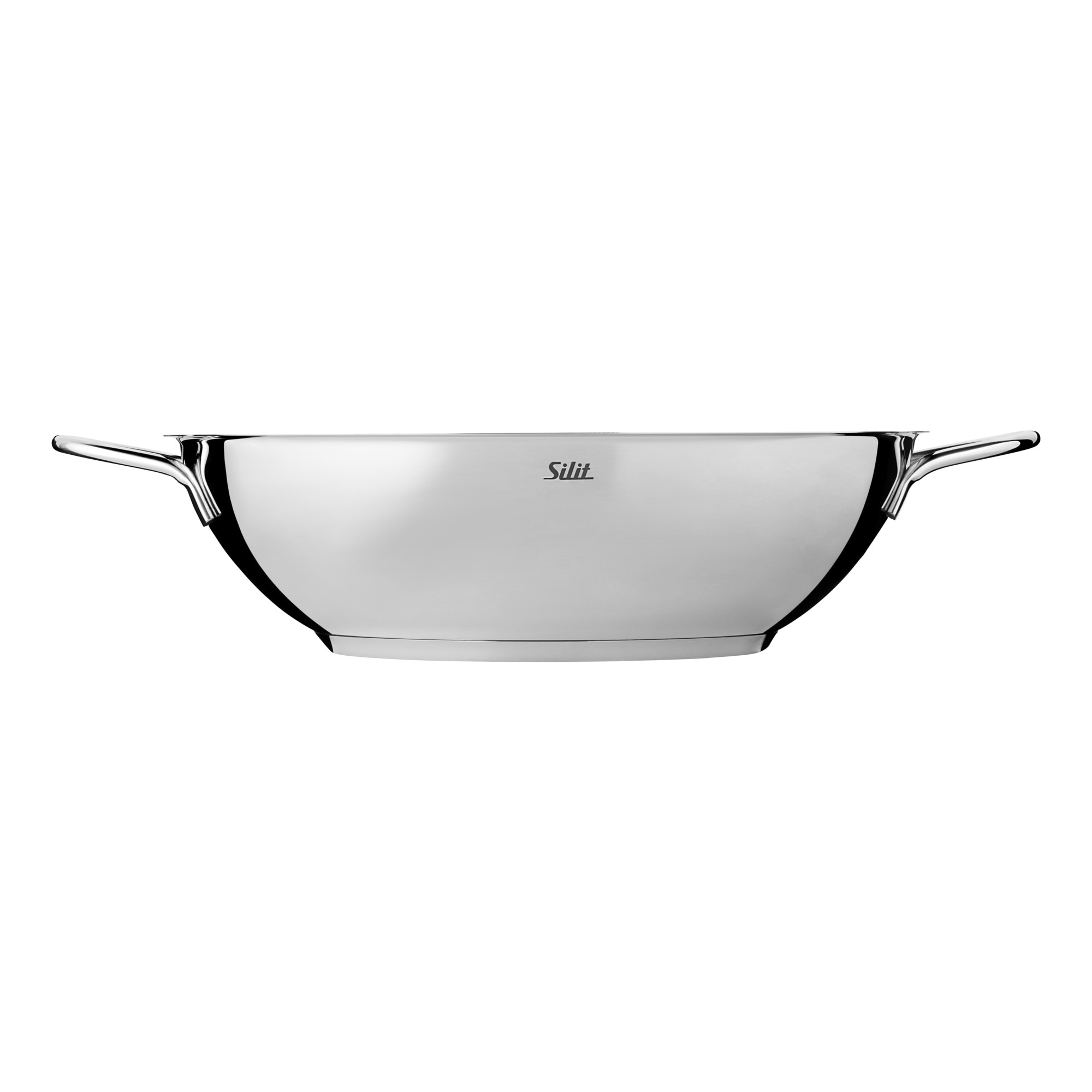 Silit Wok, Cromargan® Edelstahl Rostfrei 18/10, (1 tlg.), Ideal für energiesparendes Kochen, Induktion