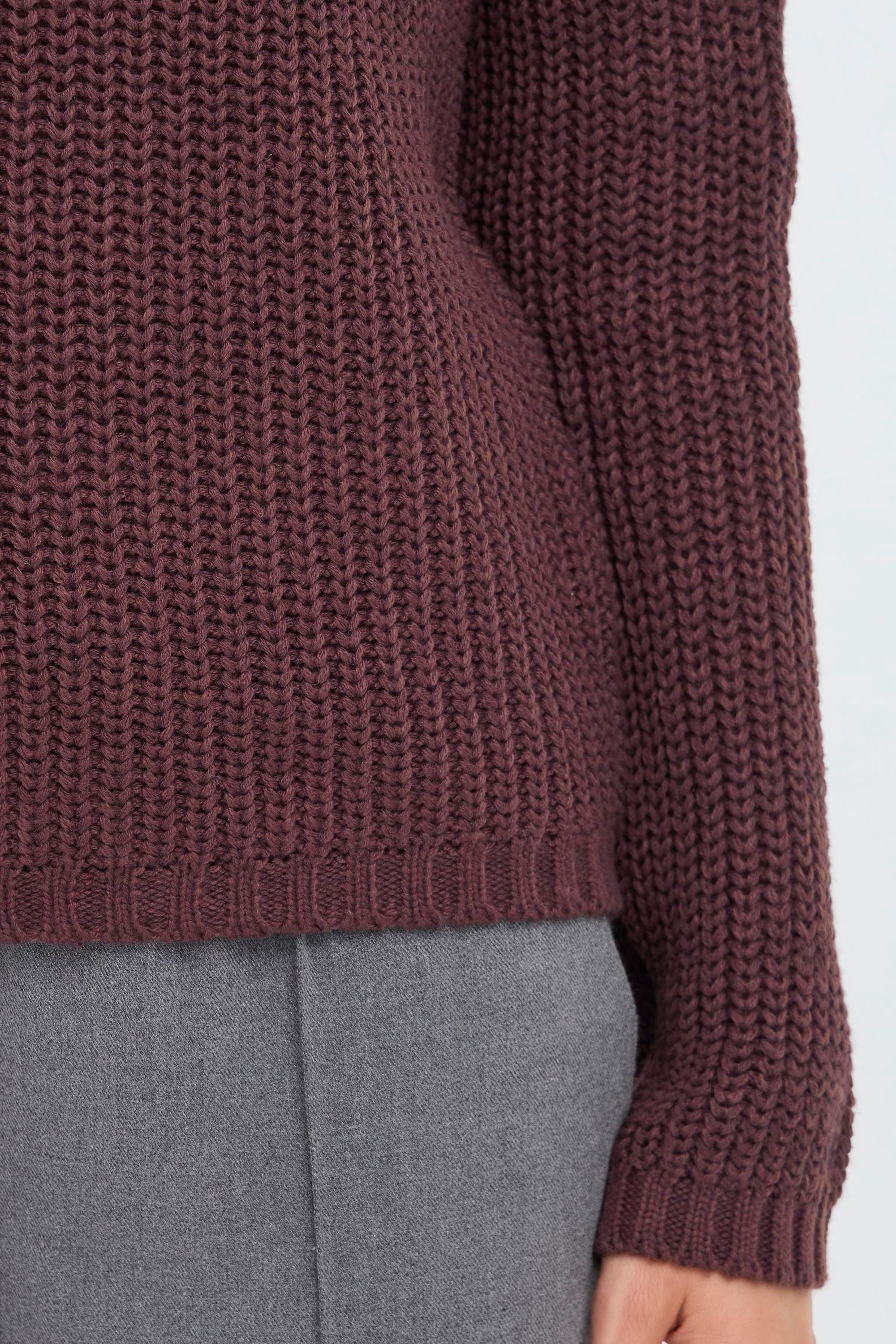 OXMO Strickfleece-Pullover »Strickpullover OXFKANNA«