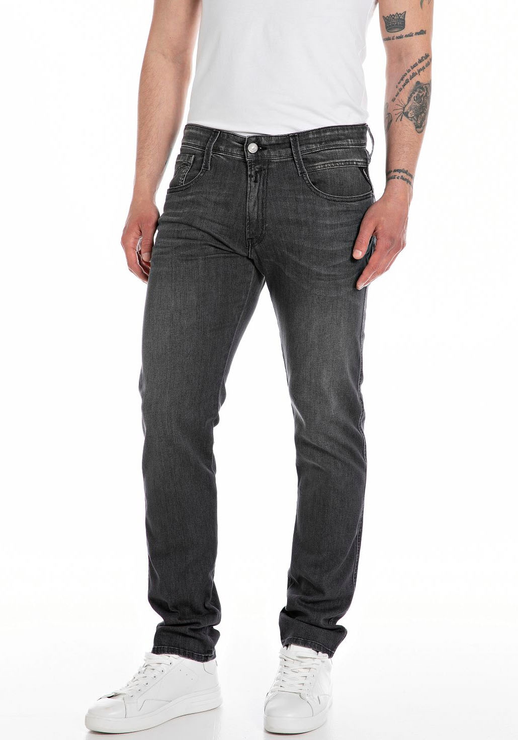 Replay Slim-fit-Jeans »ANBASS HYPERFLEX BIO«