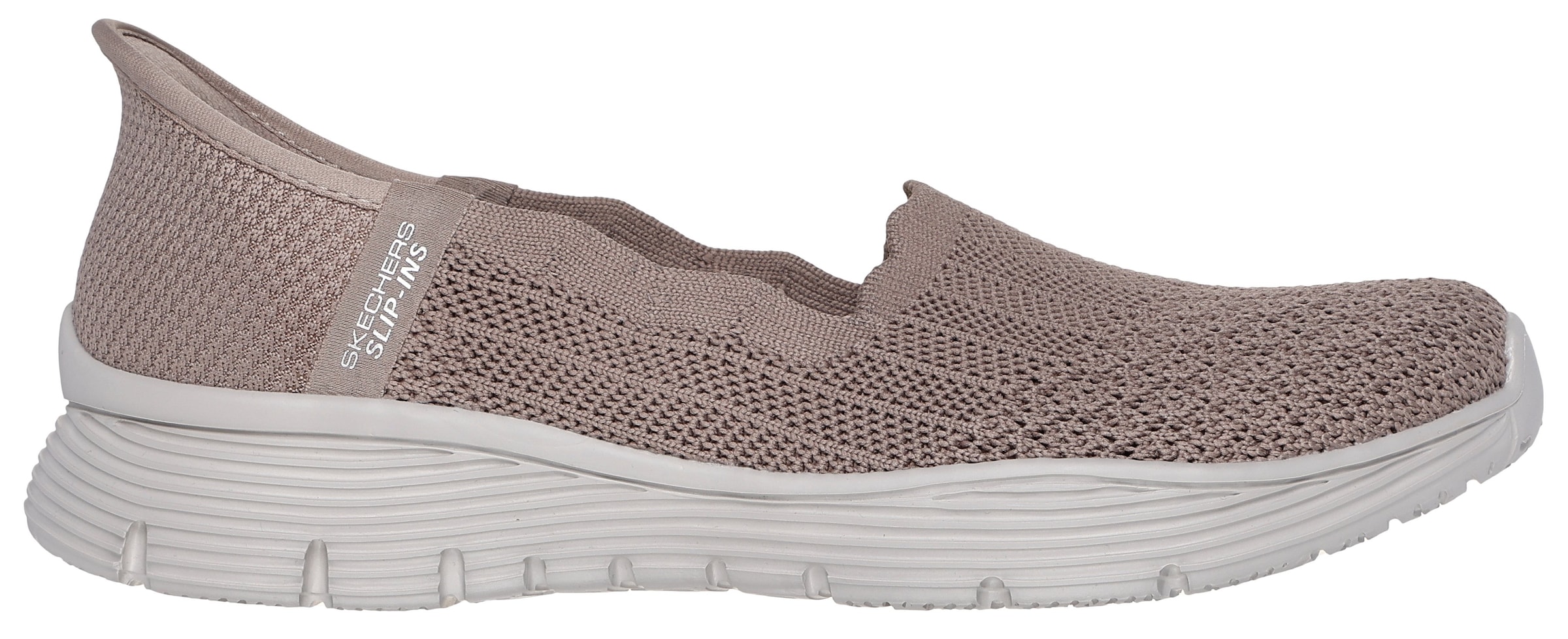Skechers Slip-On Sneaker »SEAGER-BELIEVE IT«, Slipper, Reha Schuh mit Handsfree Slip-ins Funktion