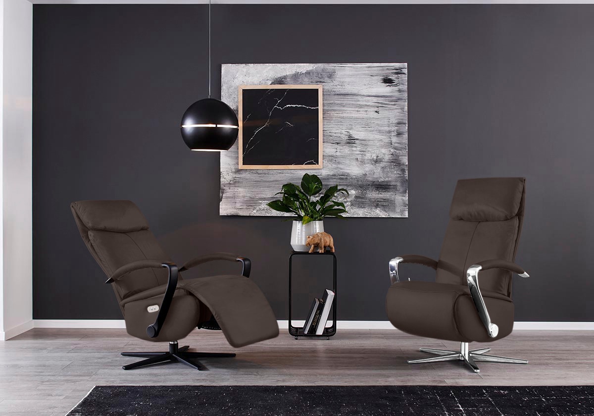 W.SCHILLIG Relaxsessel »rumbaa« wahlweise mit Doppelmotor, in Größen S, M & L, mit 5-Sternfuß