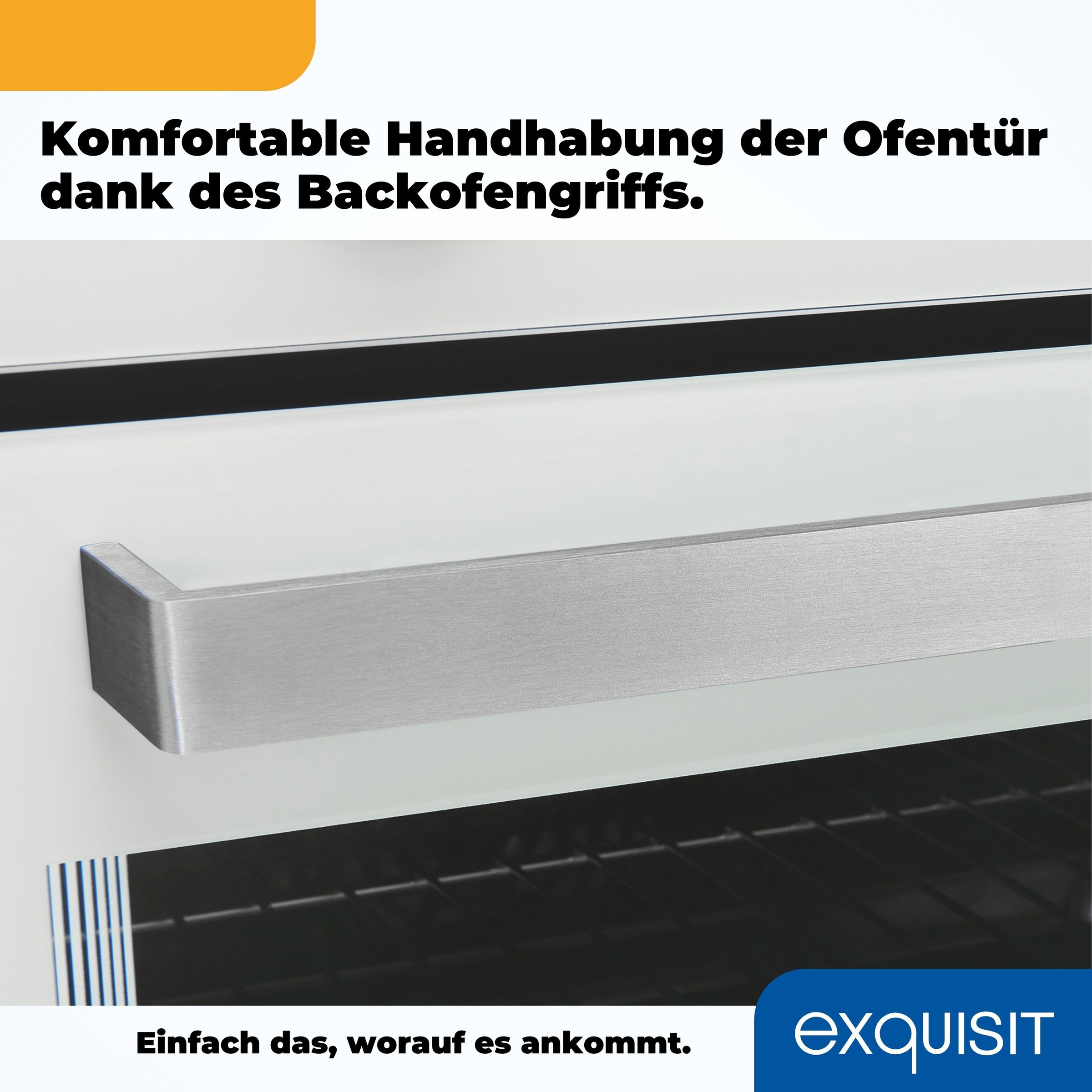 exquisit Backofen-Set »EBE76-9-H-020 weiss«, mit 1-fach-Teleskopauszug