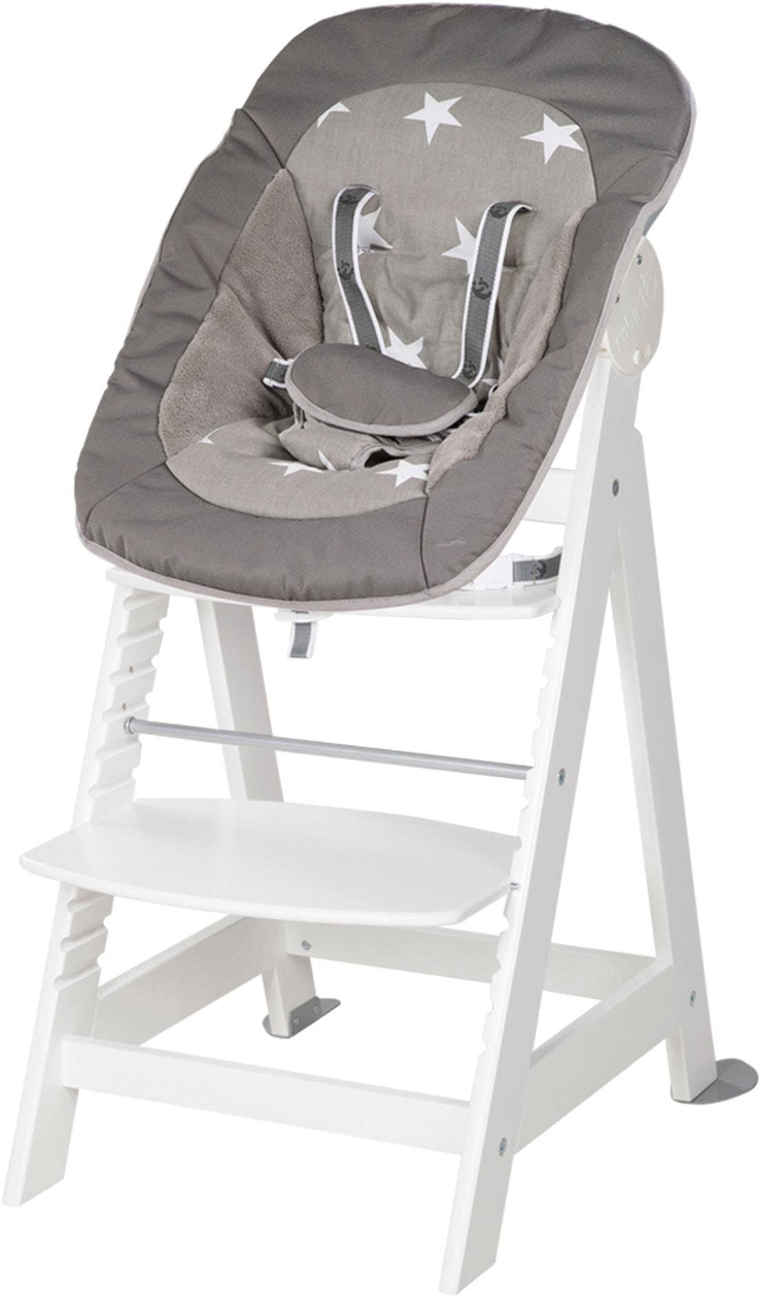 roba® Hochstuhl »2-in-1 Set Born Up, Little Stars«, mit Neugeborenen-Aufsatz