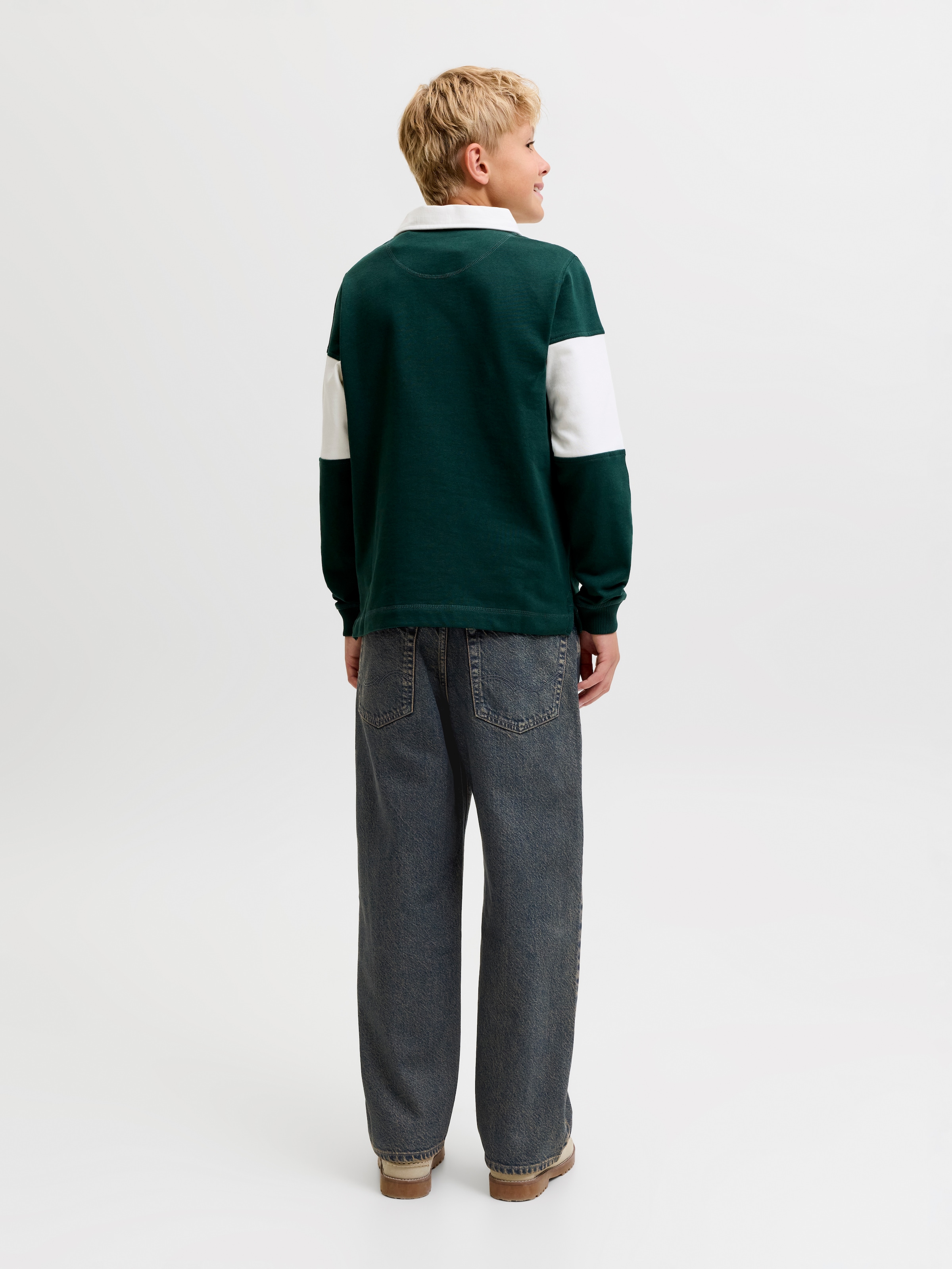 Jack & Jones Junior Relax-fit-Jeans »JJIALEX JJORIGINAL SQ 429 SN JNR« Baumwolle, relaxed fit
