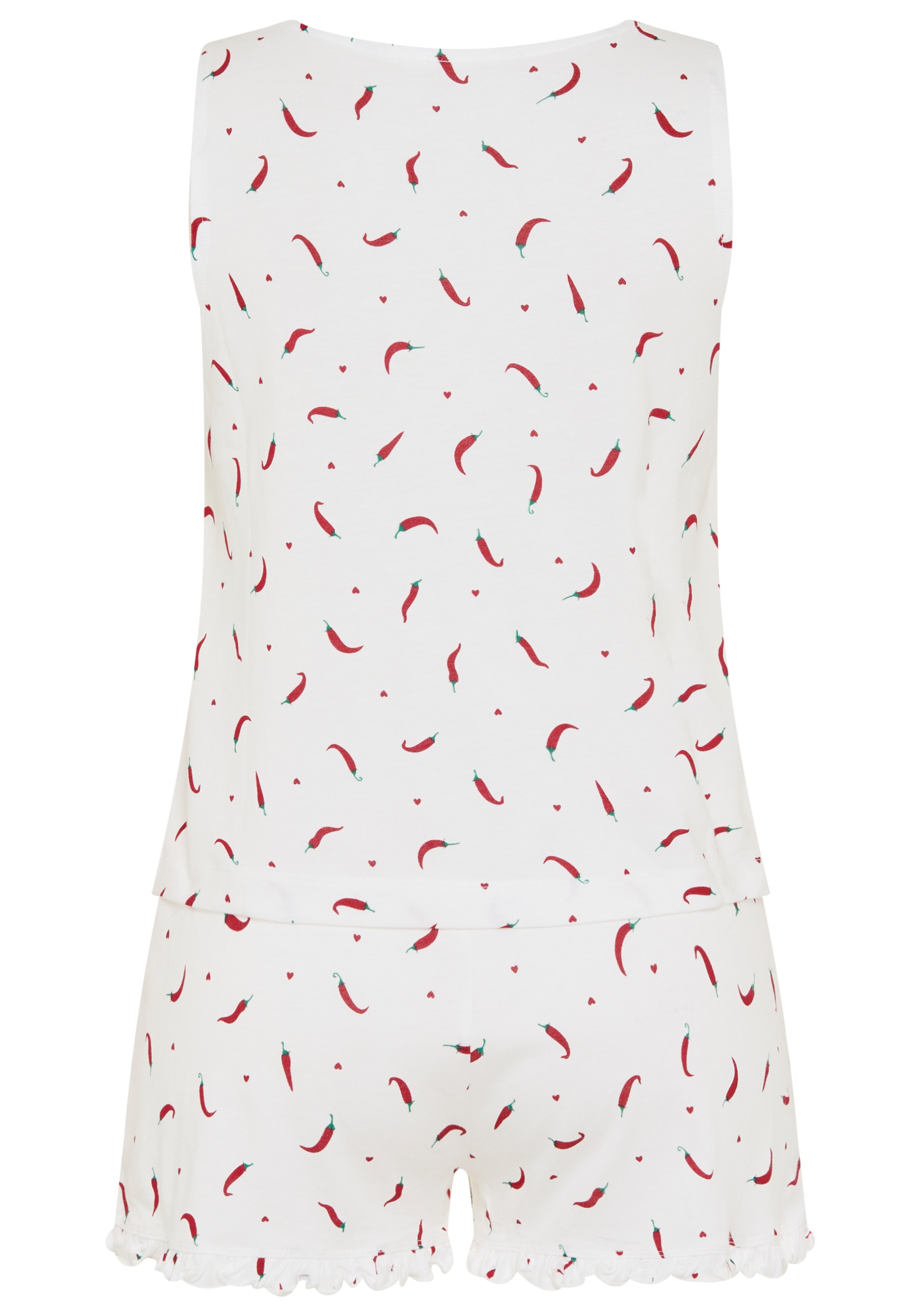 LSCN by LASCANA Shorty 2 mit süßem Chilli-Print