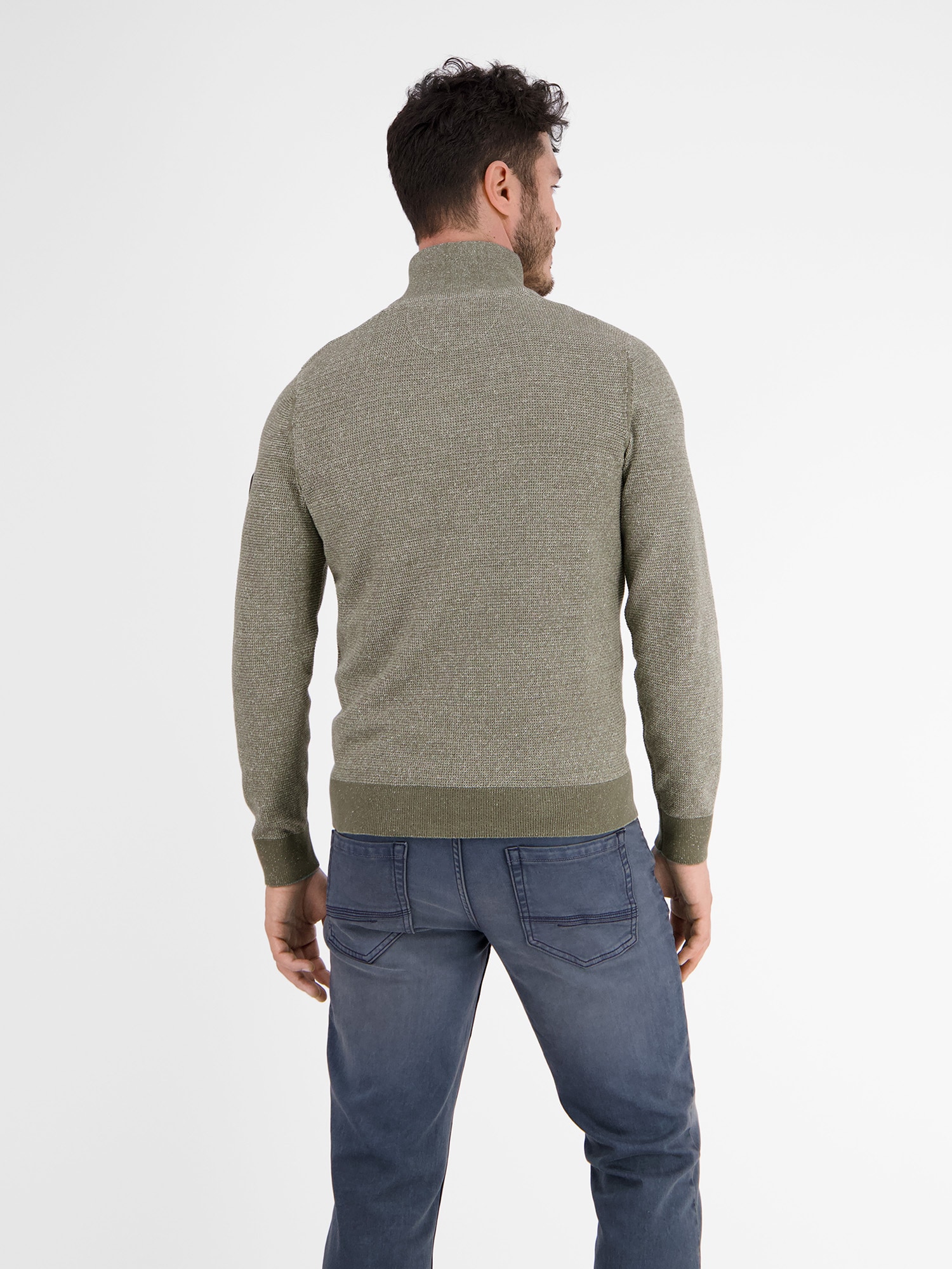 LERROS Strickpullover »LERROS Stricktroyer in kerniger Optik«