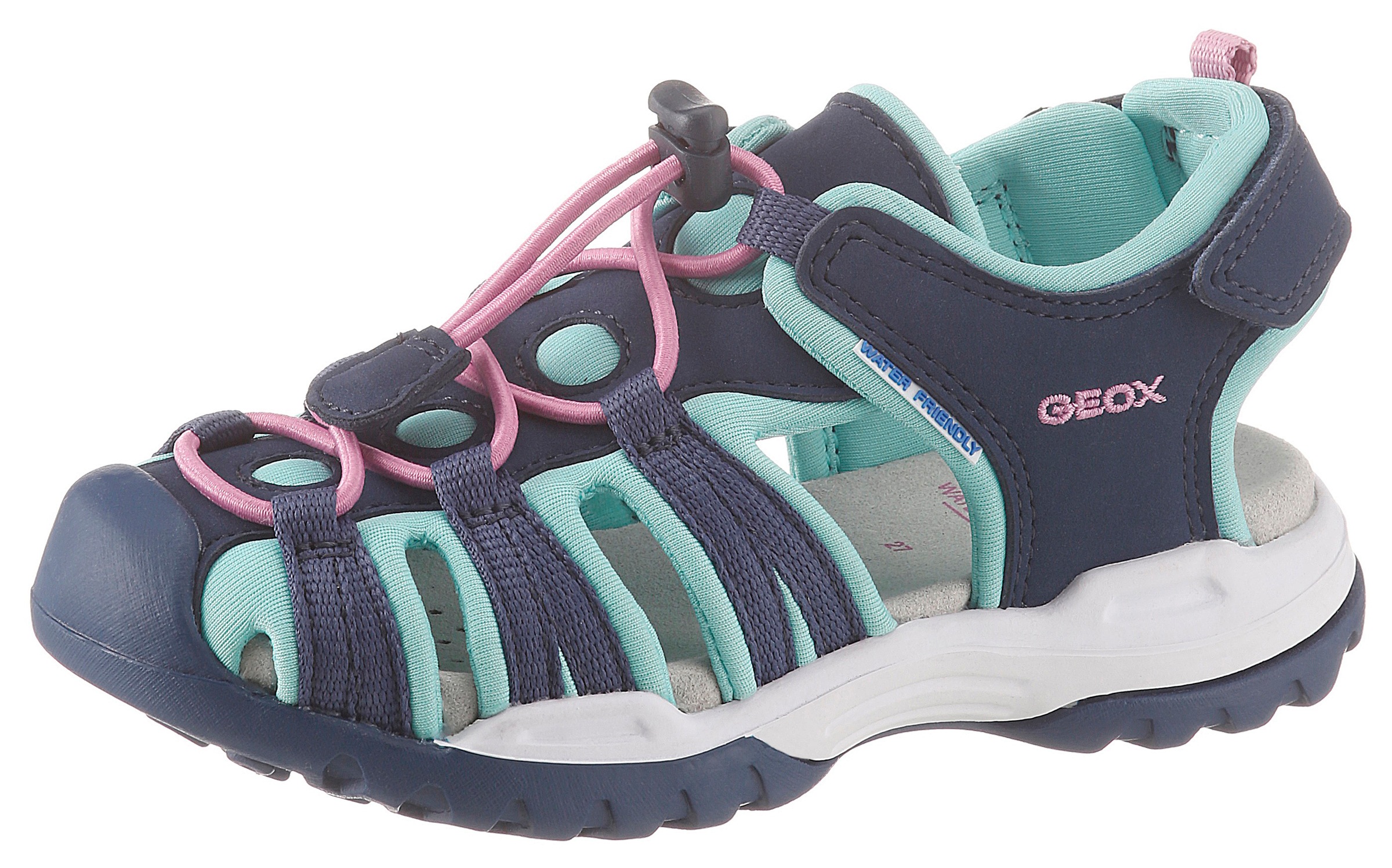 Geox Kids Sandale »Borealis Girl«, mit praktischem Schnellverschluss