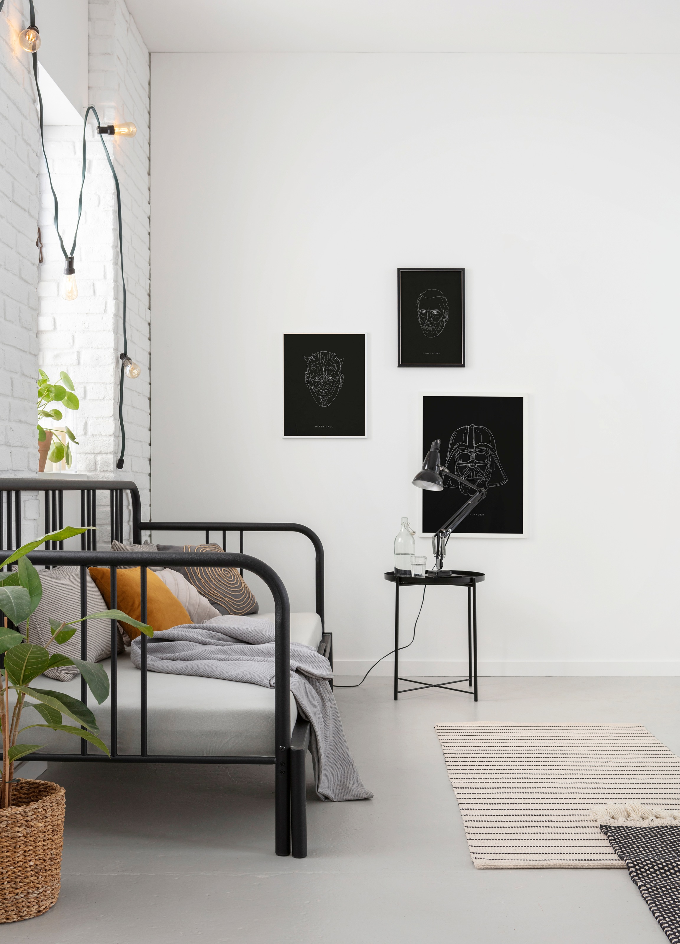 Komar Bild »Star Wars Lines Dark Side Vader« Star Wars 1 Stk. tlg. Wandbild zur Dekoration im Kinderzimmer - ohne Rahmen