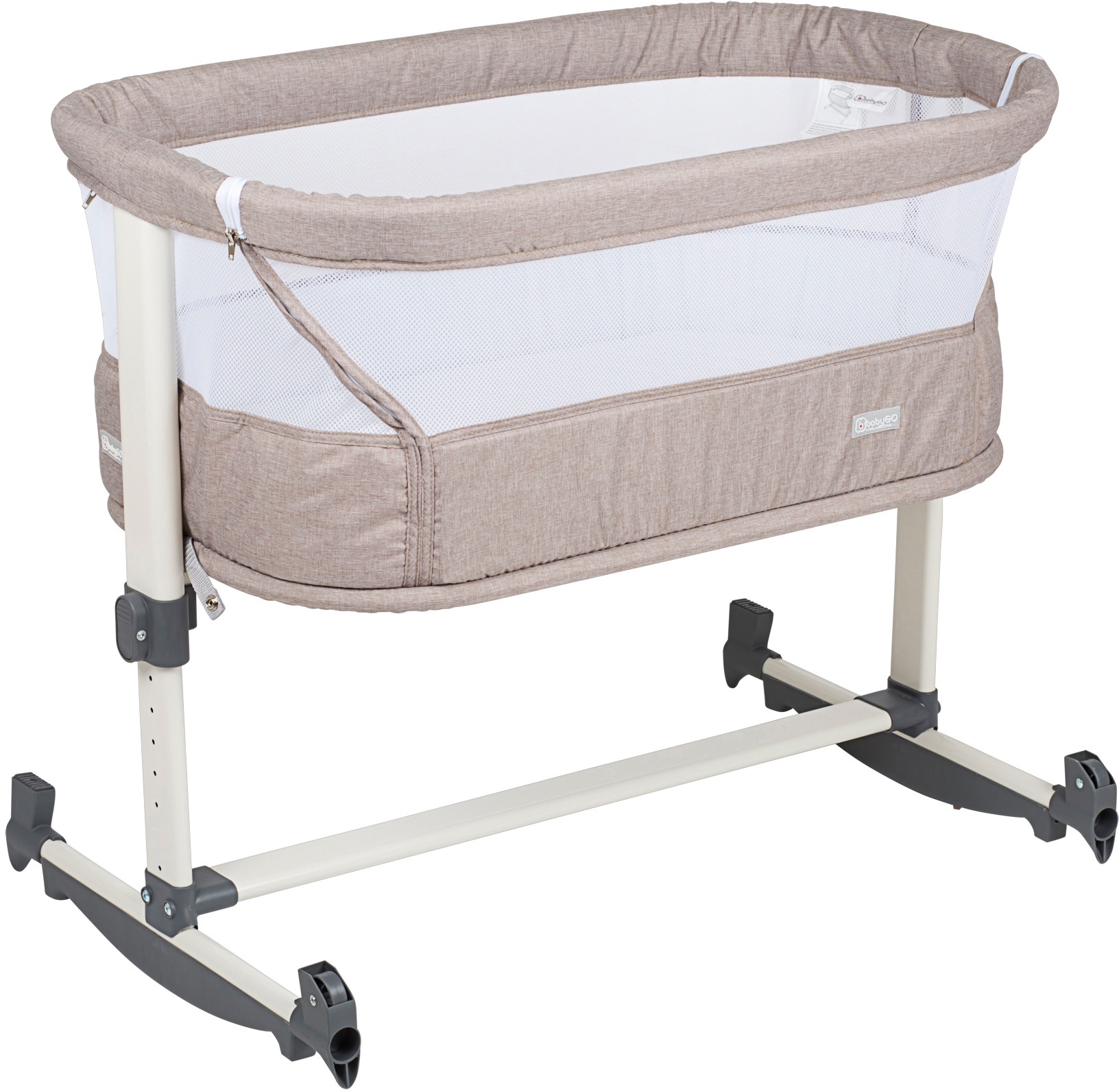 BabyGo Beistellbett »Vivaldi, beige«