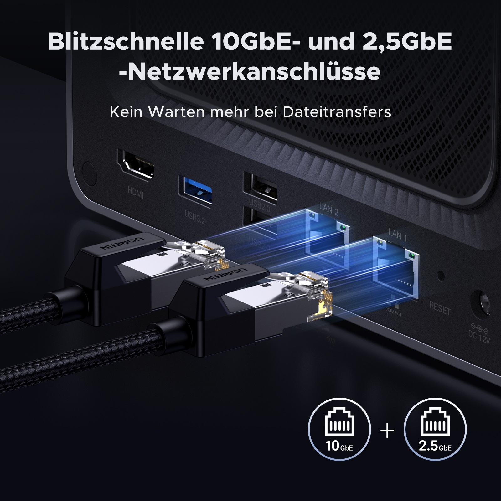 UGREEN NAS-Server »DXP4800 Plus 4-Bay-NAS (Diskless)«