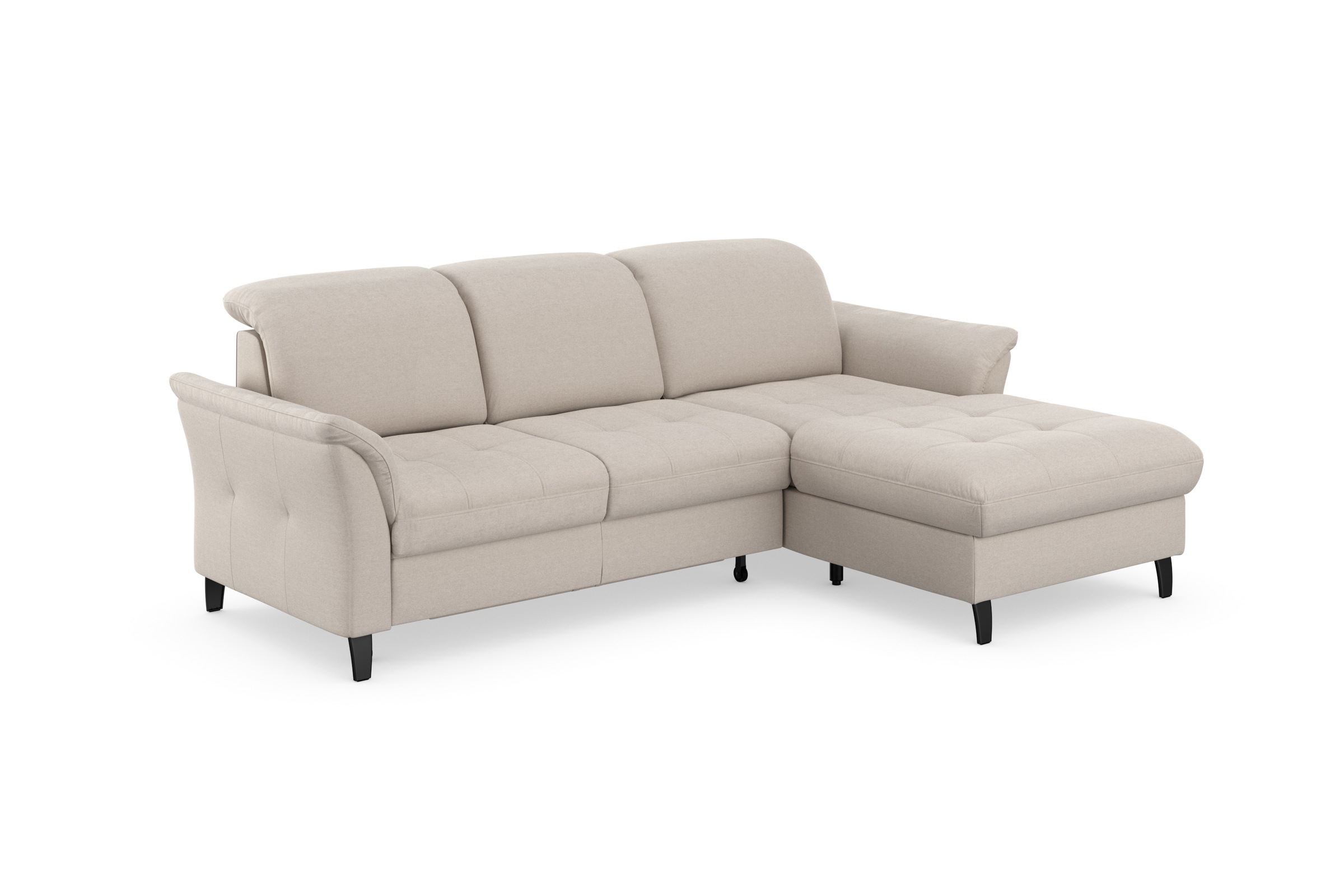 sit&more Ecksofa »Maggiore L-Form«, wahlweise mit Kopfteilverstellung, Bettfunktion und Bettkasten