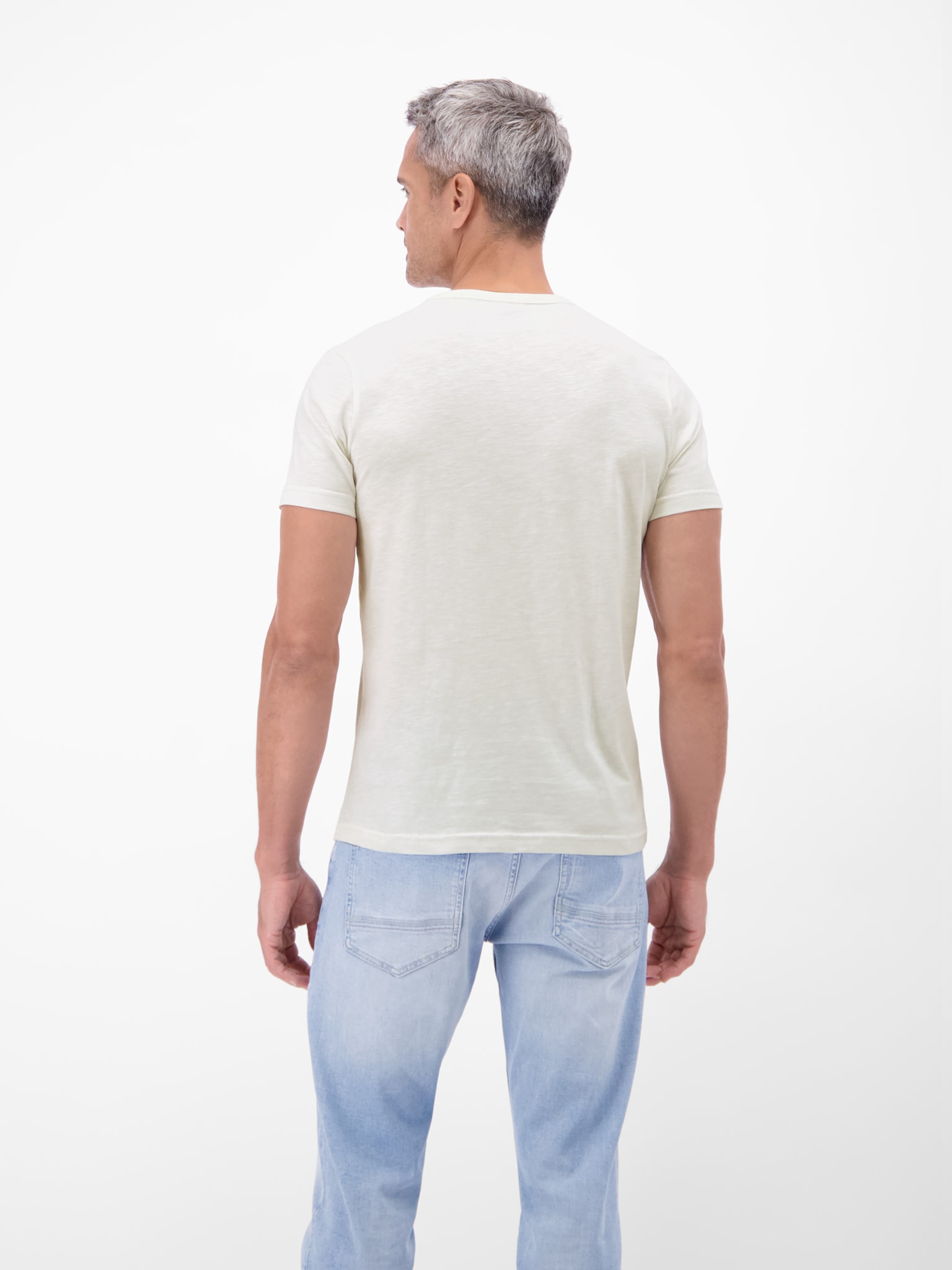 LERROS Kurzarmshirt mit Serafino-Kragen