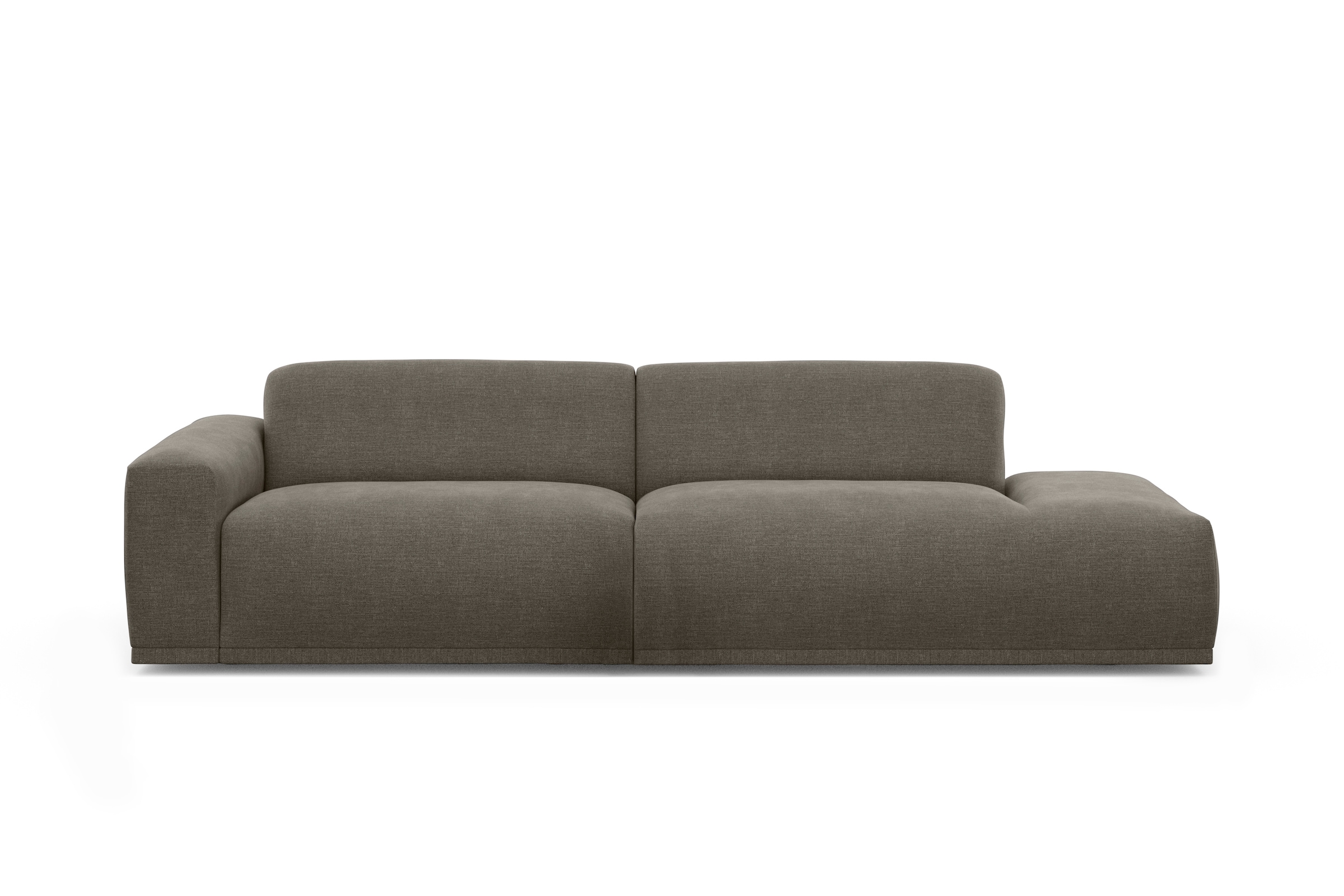 TRENDMANUFAKTUR Big-Sofa »Braga, mit hochwertigem Kaltschaum, Megasofa, in Cord erhältlich«, modernes Big-Sofa, Couch mit hohem Sitzkomfort, 277/72/107 cm (B/H/T)