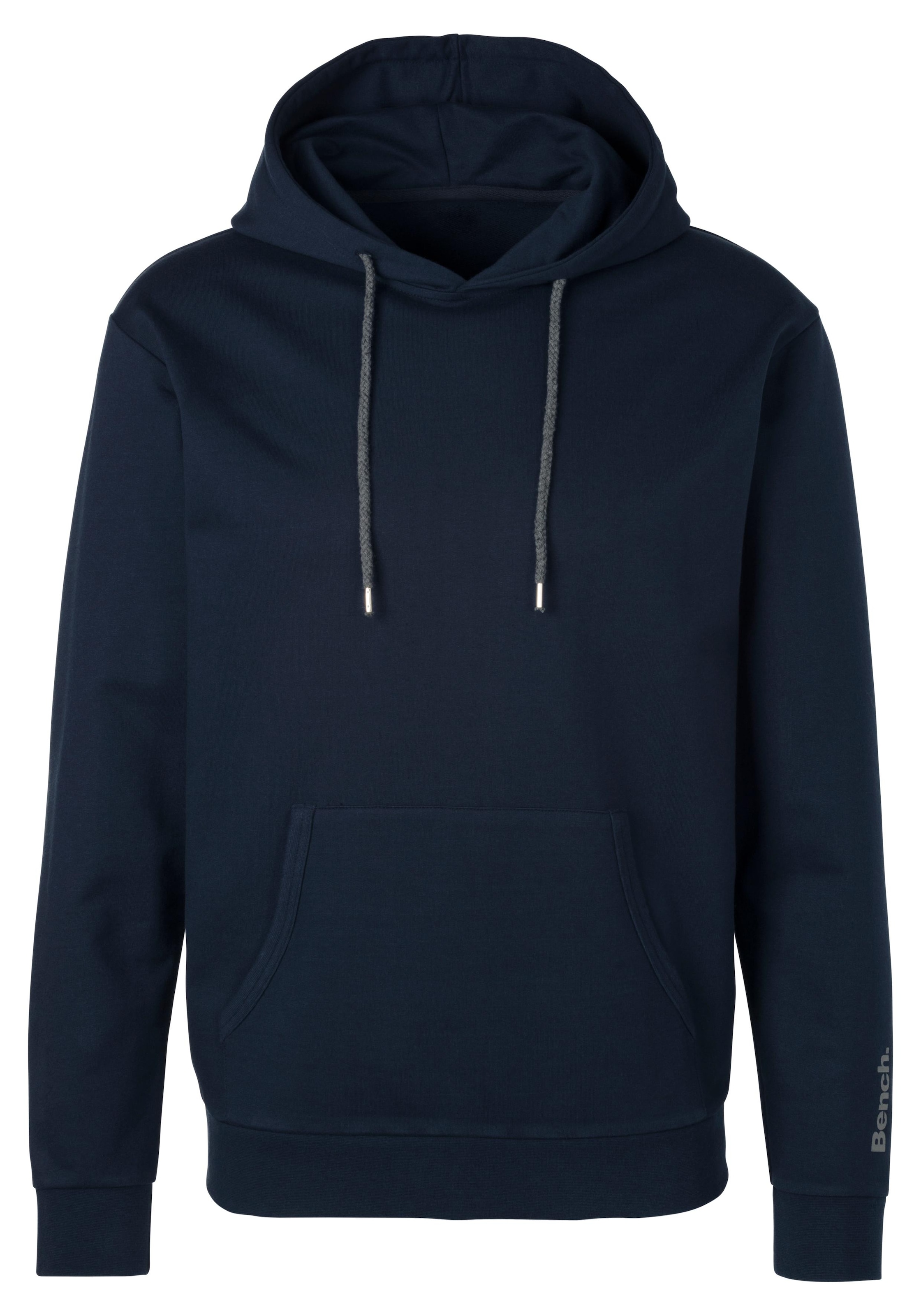 Bench. Loungewear Hoodie, Langarm, Sweatshirt mit Rundhals und Kapuze, Baumwollmischung
