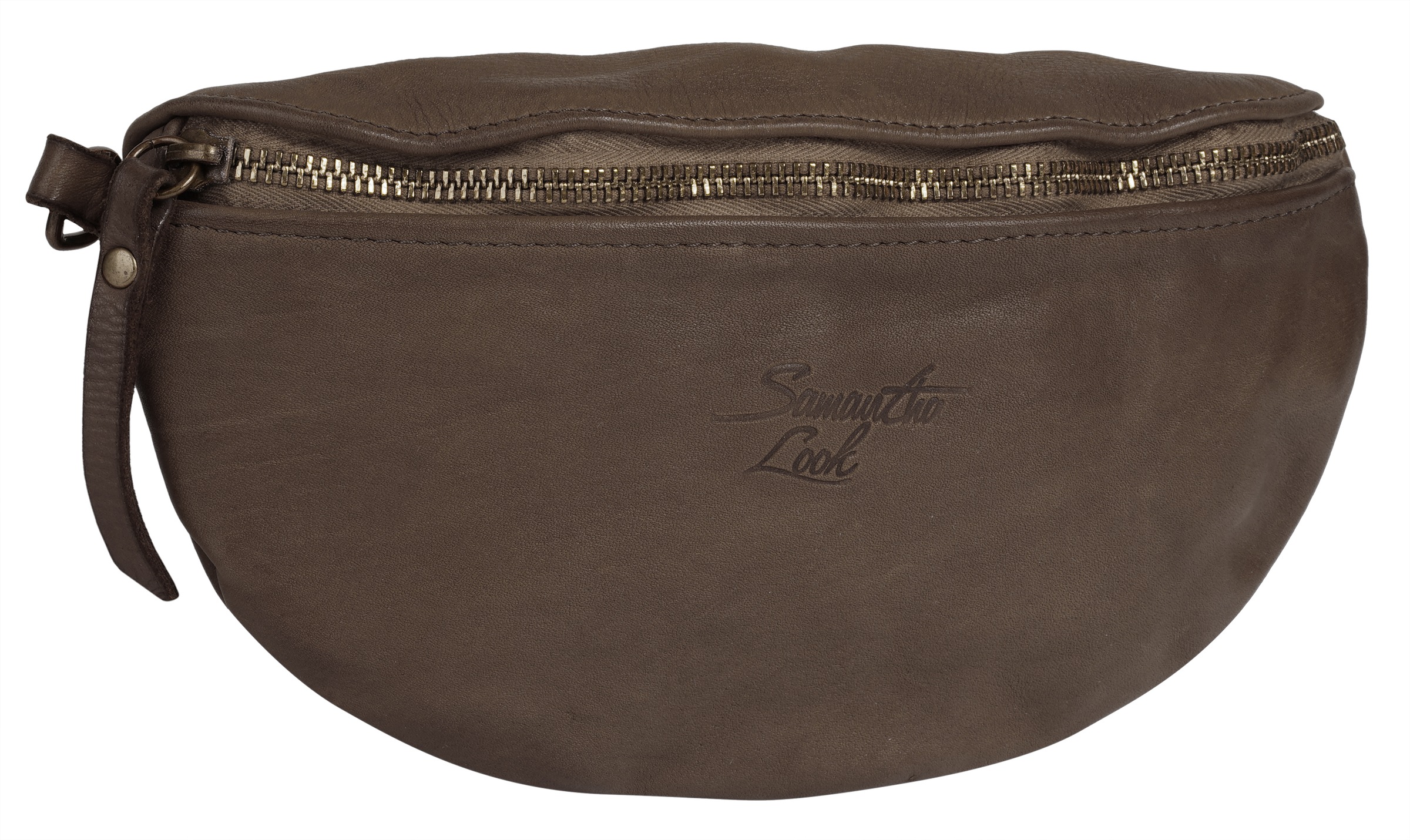 Samantha Look Umhängetasche echt Leder, Made in Italy