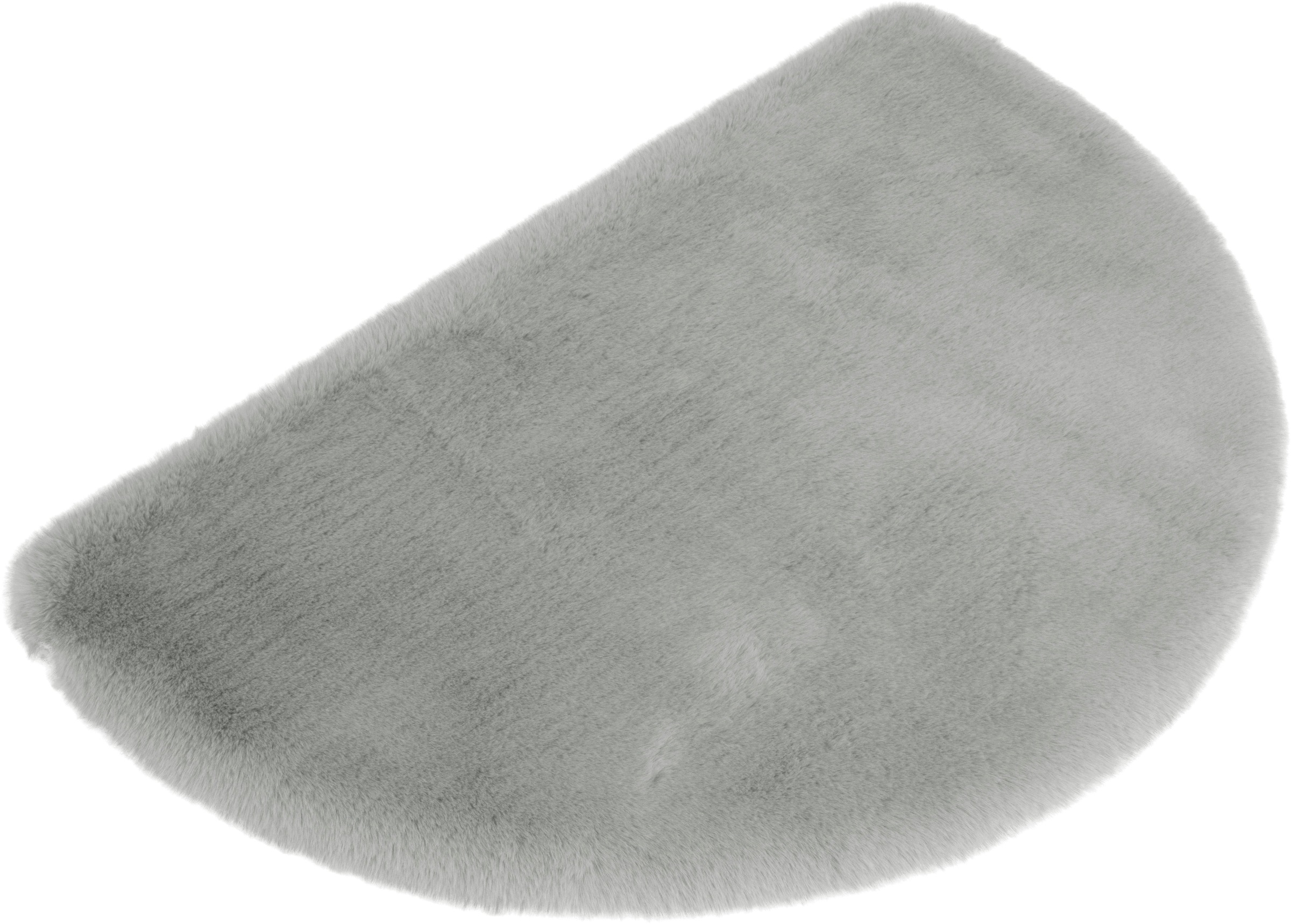 my home Badematte »Rabbit Badematten, Badvorleger, Badezimmer Teppich«, rutschhemmend beschichtet, strapazierfähig-fußbodenheizungsgeeignet-schnell trocknend, Kaninchenfell-Haptik, Badteppich, rechteckig, rund & als 3-tlg. Set