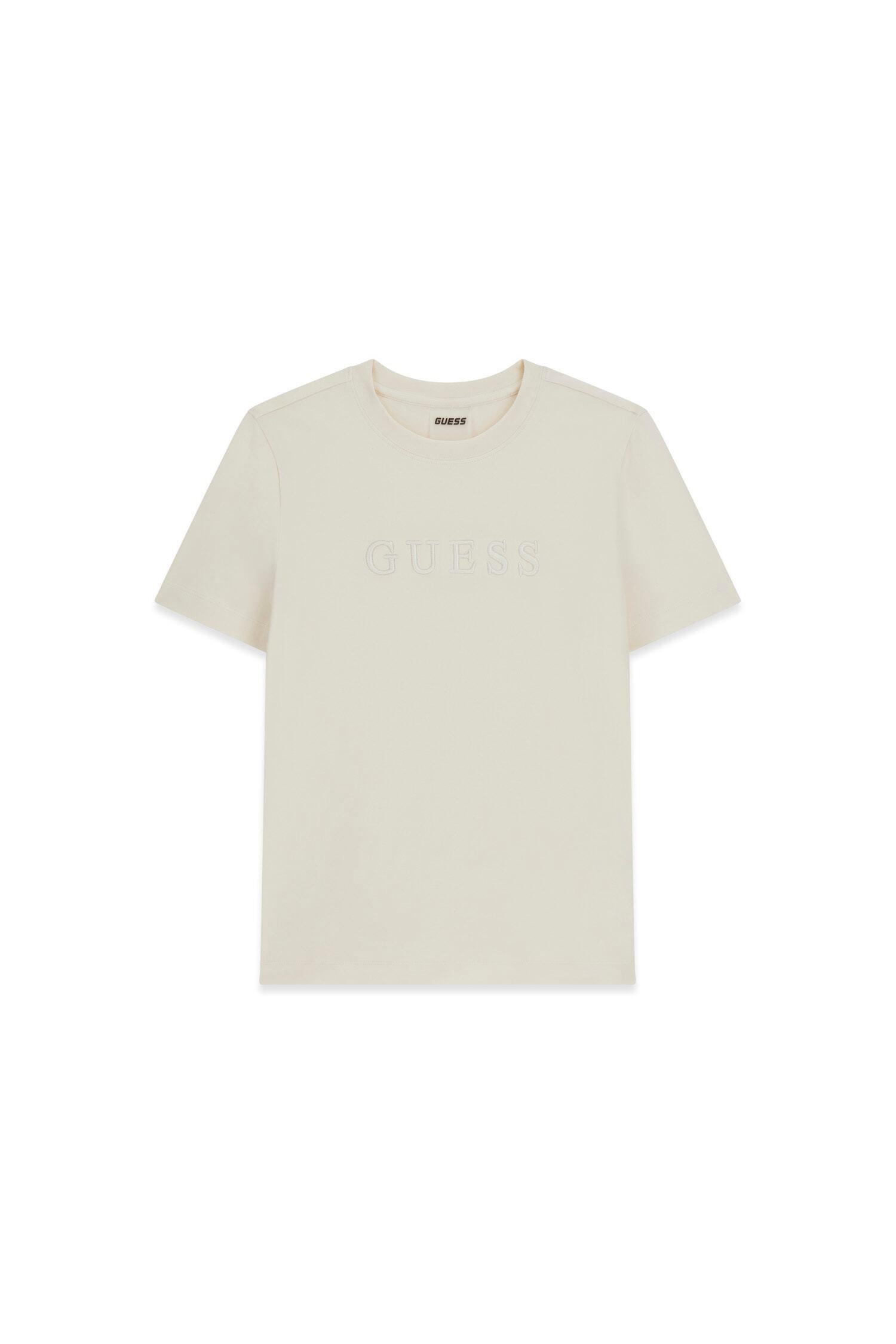 Guess T-Shirt »GRAZIA SLIM CN SS T-SHIRT« aus Baumwoll-Jersey
