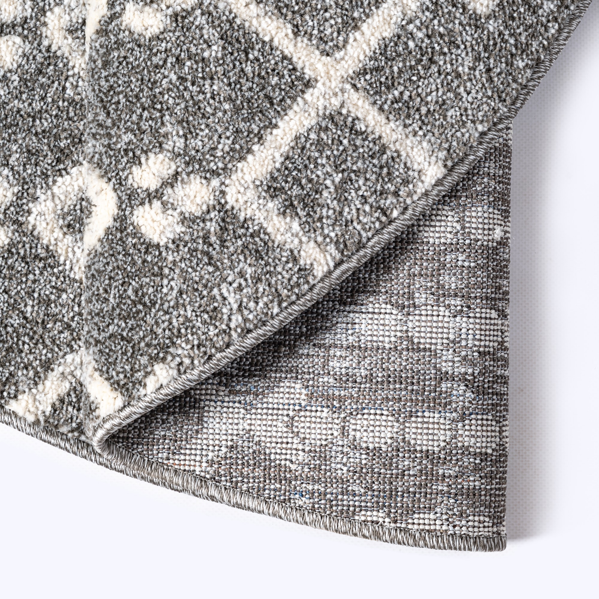 Sanat Teppich »Boho 8203« rund 10 mm Höhe Kurzflor, robust, Boho, Scandic, für Fussbodenheizung geeignet