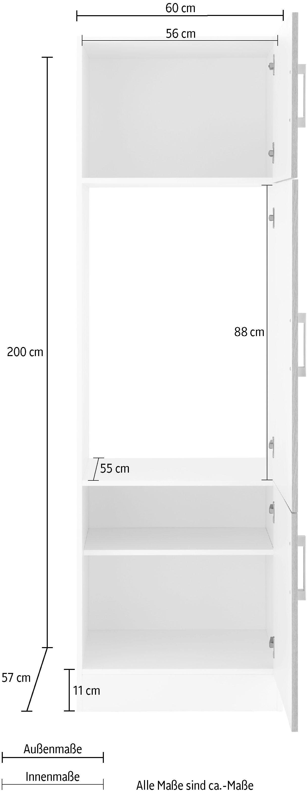 KOCHSTATION Kühlumbauschrank »KS-Gera«, Breite 60 cm