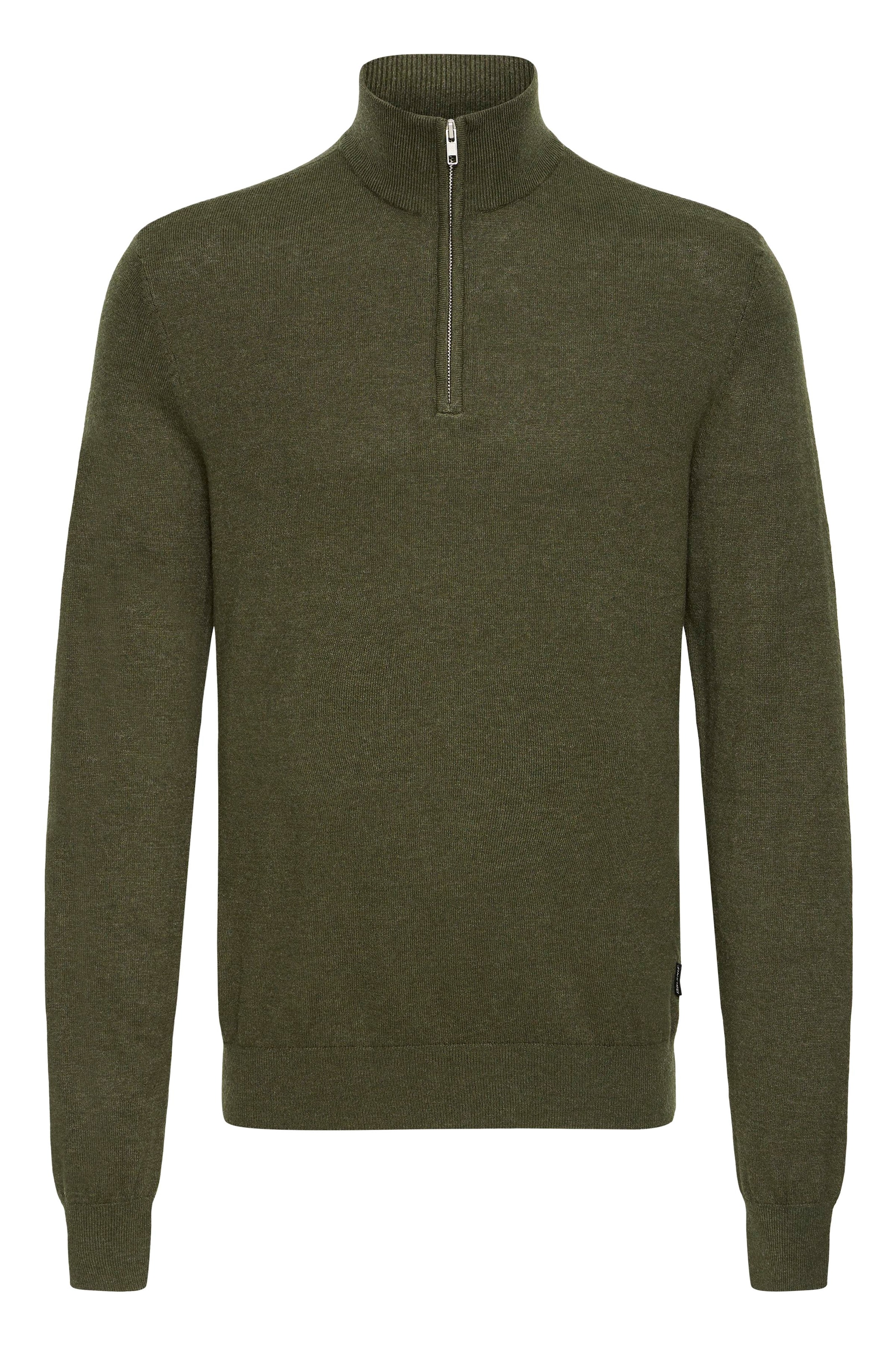 Blend Stehkragenpullover »BHBAGGE HALF ZIPP KNIT« Baumwollmischung, regular fit