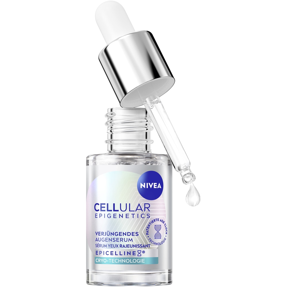 Nivea Augenserum »NIVEA CELLULAR Epigenetics Verjüngendes Augenserum« für alle Hauttypen, mit Hyaluronsäure, morgens und abends anwendbar