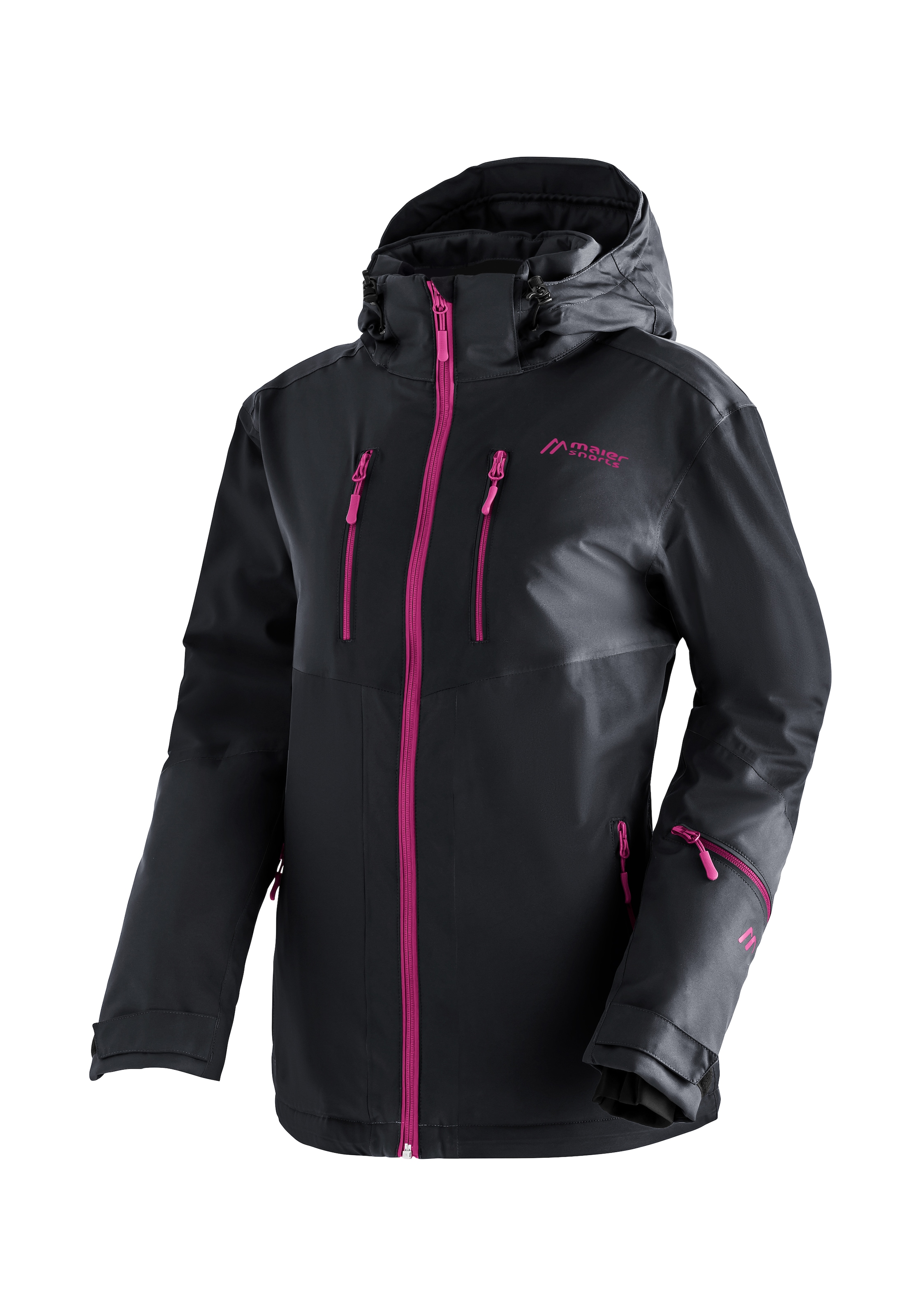 Skijacke »INA«, Damen Winterjacke, wind/wasserdicht, 5 RV-Taschen und Kapuze, Regular fit