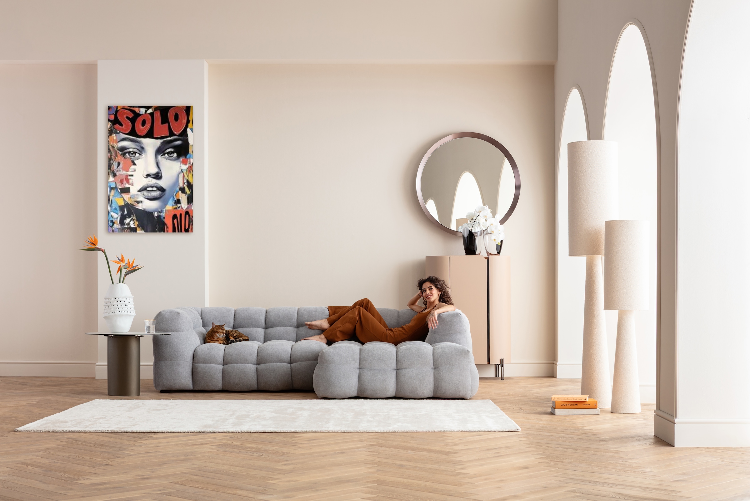 Kare Design Bild mit Rahmen »Gerahmtes Bild Muse Collage 80x120cm« 1, 
