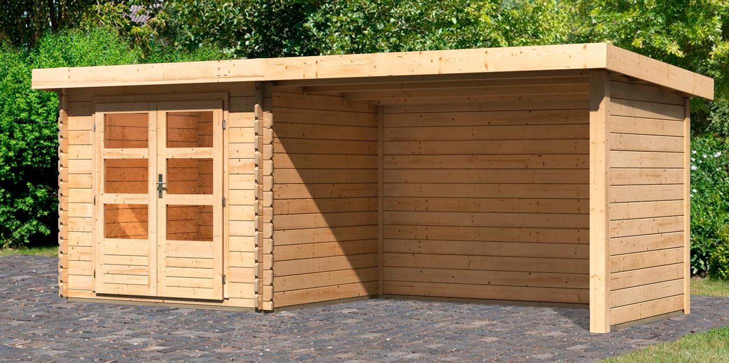 WOODFeeling Gartenhaus »Bastrup 2«, (Set)