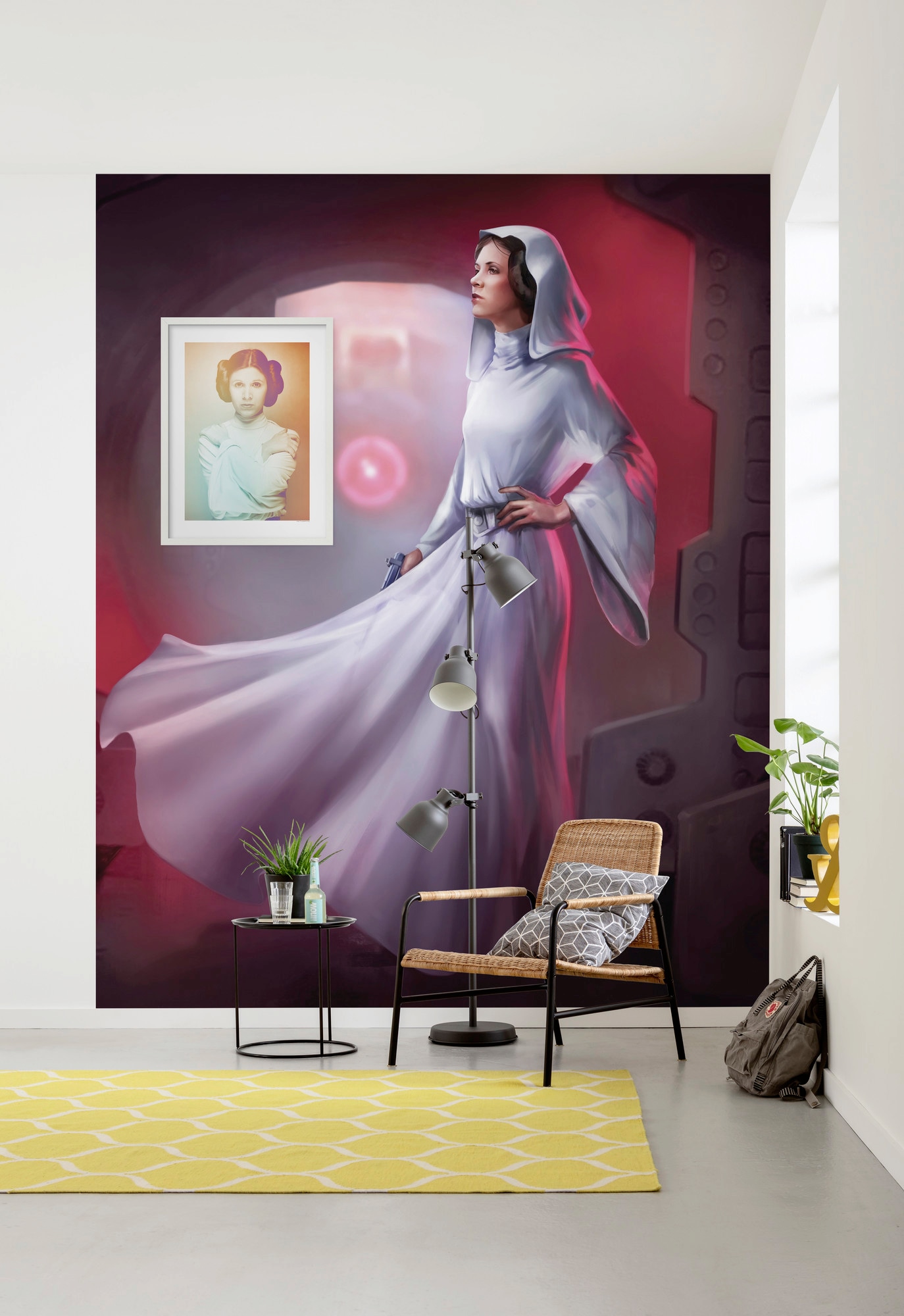 Komar Vliestapete »Digitaldruck Vlies - Star Wars Kylo Vader Shadow - Größe 200 x 280 cm«, bedruckt, Kinderzimmer