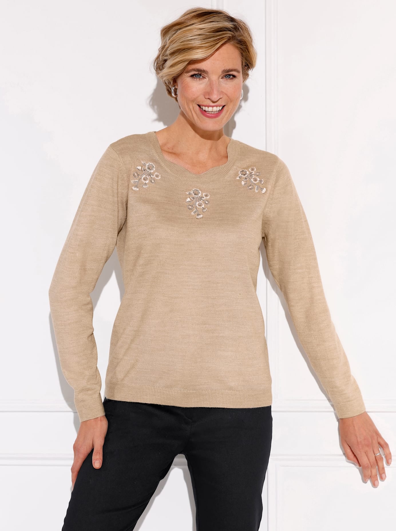 Classic Basics Strickpullover »Langarm-Pullover«