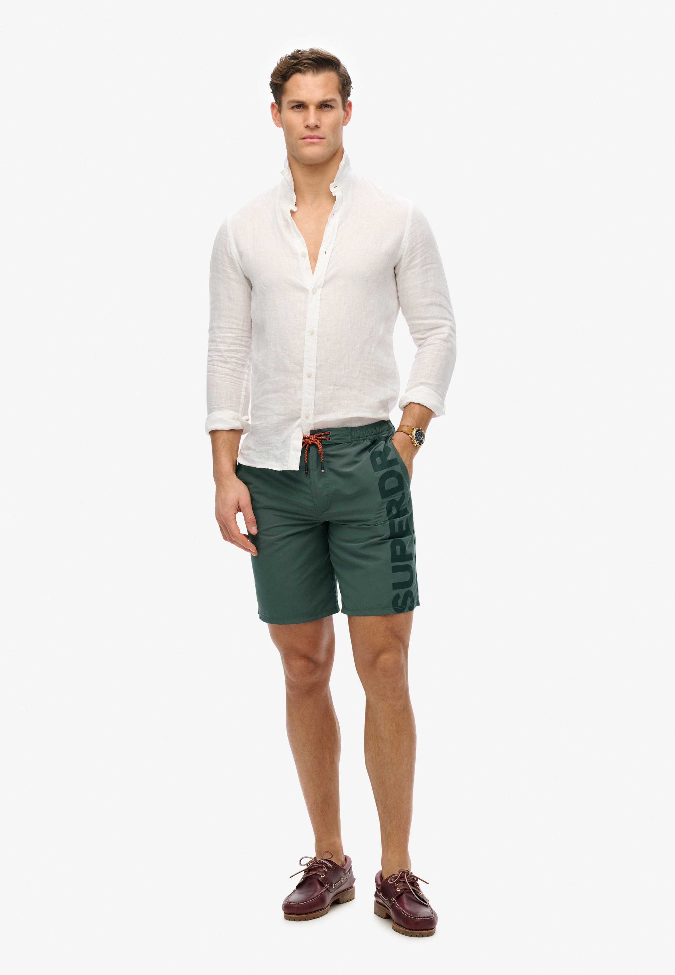 Superdry Badeshorts »CLASSIC 19 LOGO BOARDSHORT«