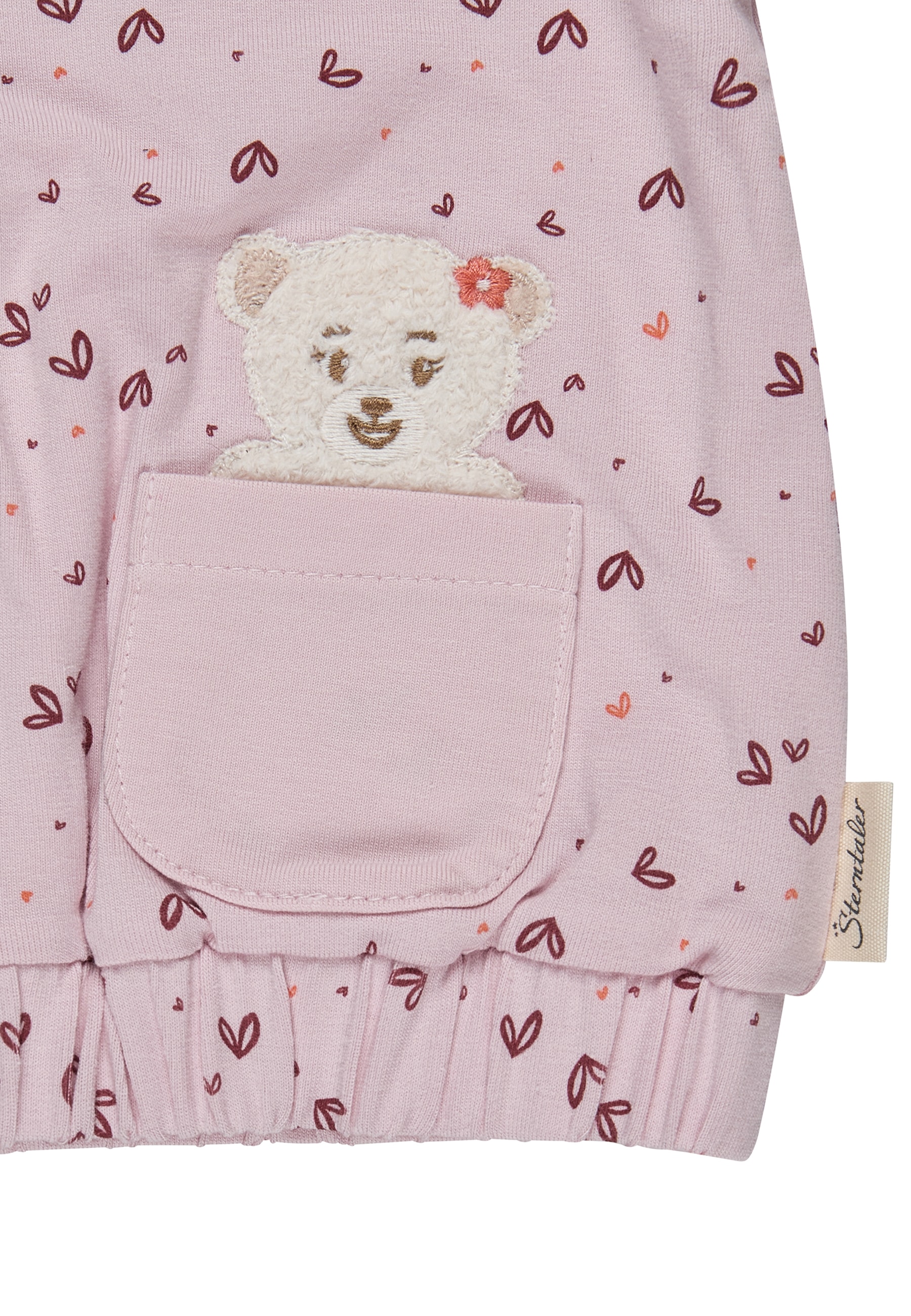 Sterntaler® Collegejacke »Babyjacke Herzen«