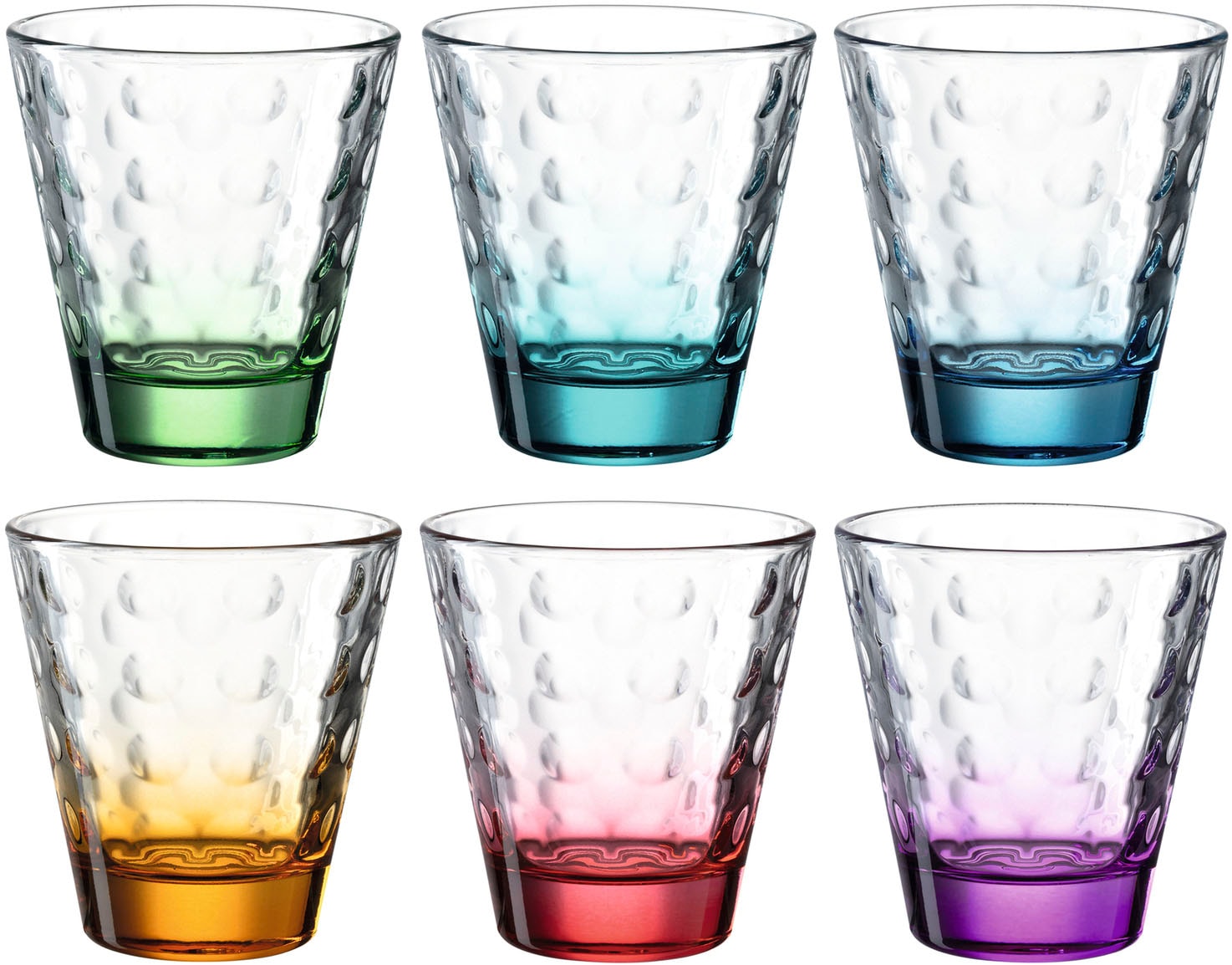 Gläser-Set »OPTIC«, (Set, 6 tlg.), 215 ml, 6-teilig