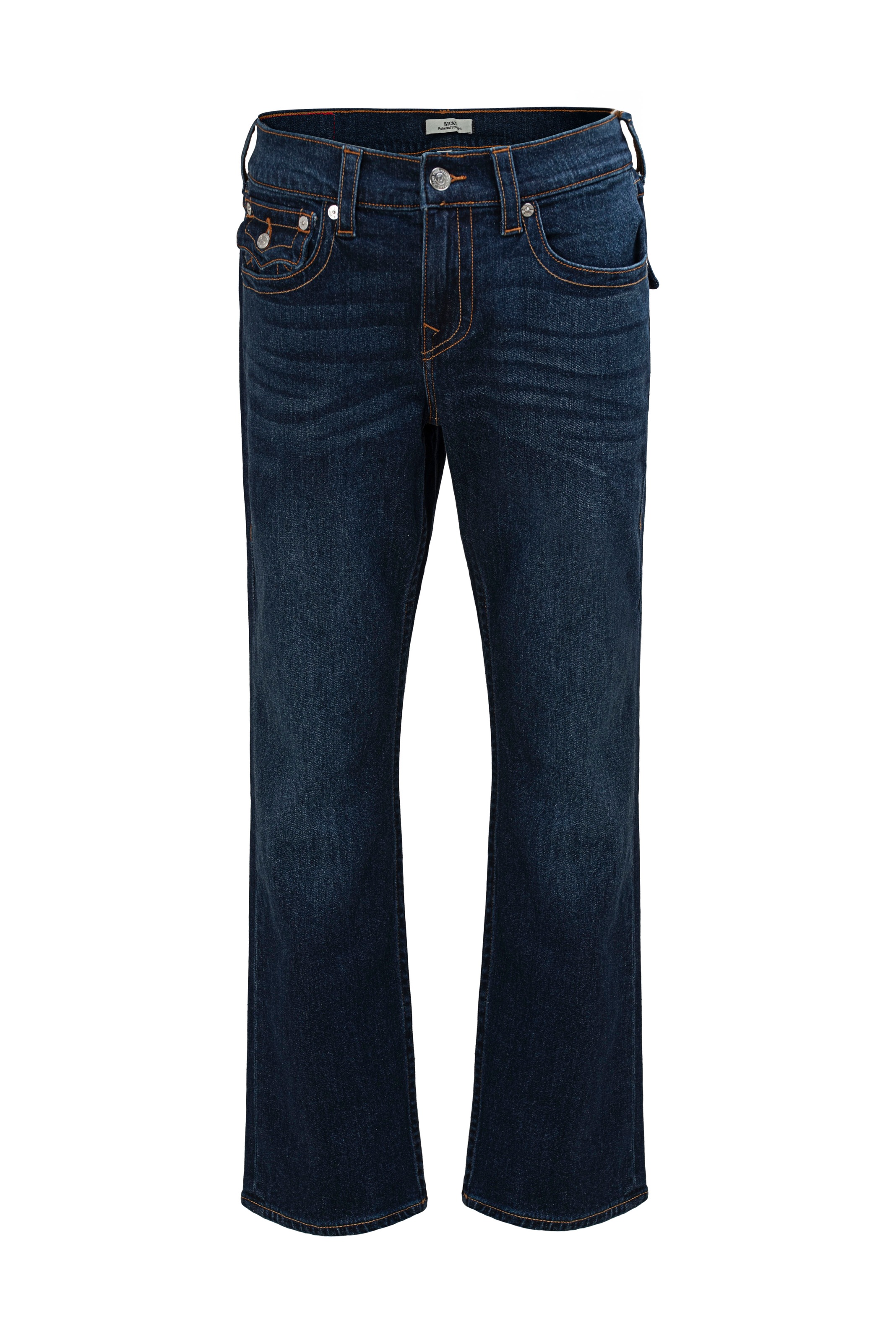 True Religion Straight-Jeans »RICKY SN FLAP« Baumwollmischung, straight fit