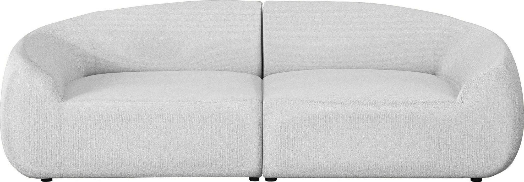 LeGer Home by Lena Gercke Big-Sofa »YANI, Designersofa, organische Form, Maße B/T/H: 240/64/81 cm« mit Wellenunterfederung, auch in Bouclé, passend zur Serie