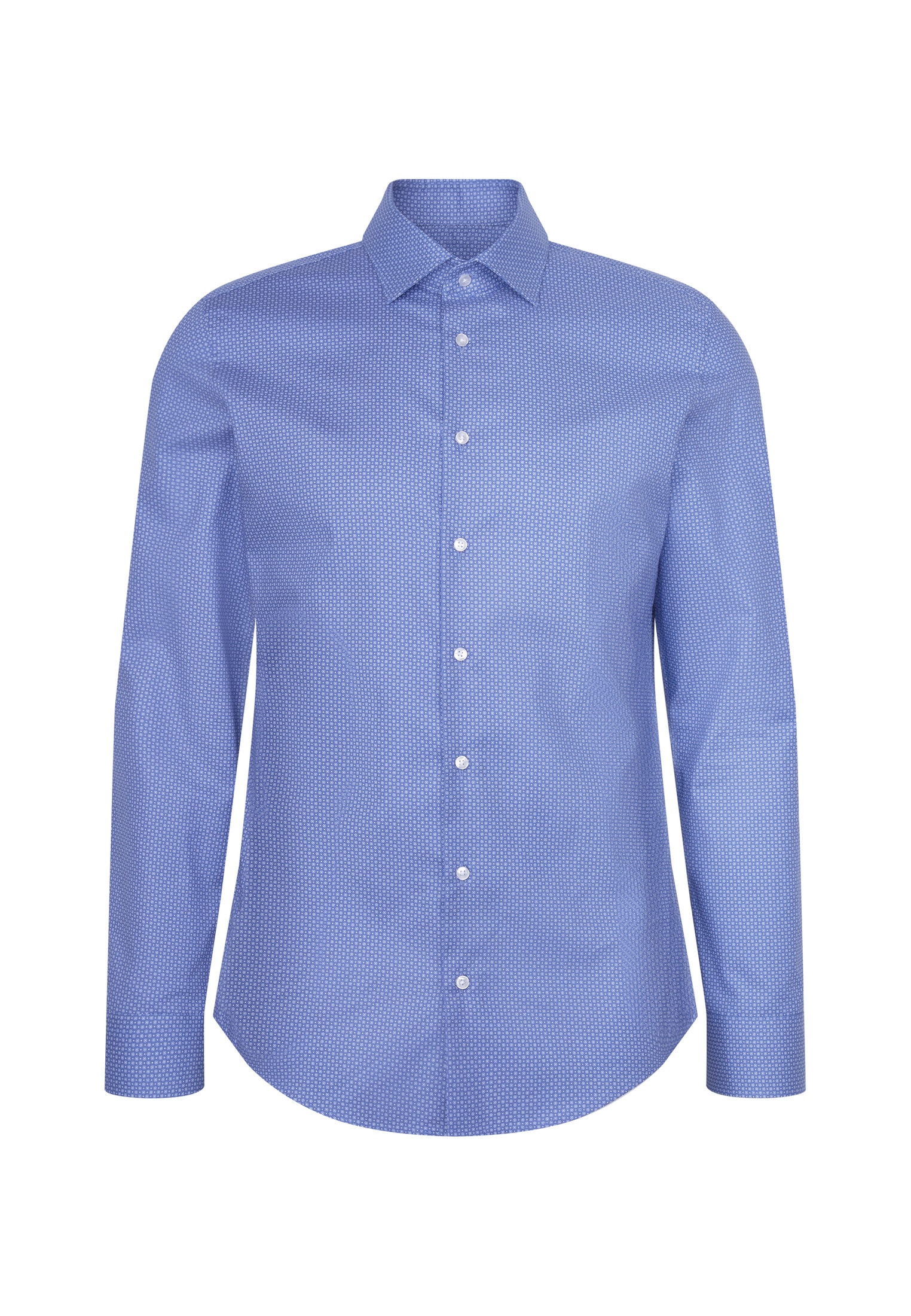 seidensticker Businesshemd »Schwarze Rose« Slim 1/1 Kentkragen Druck