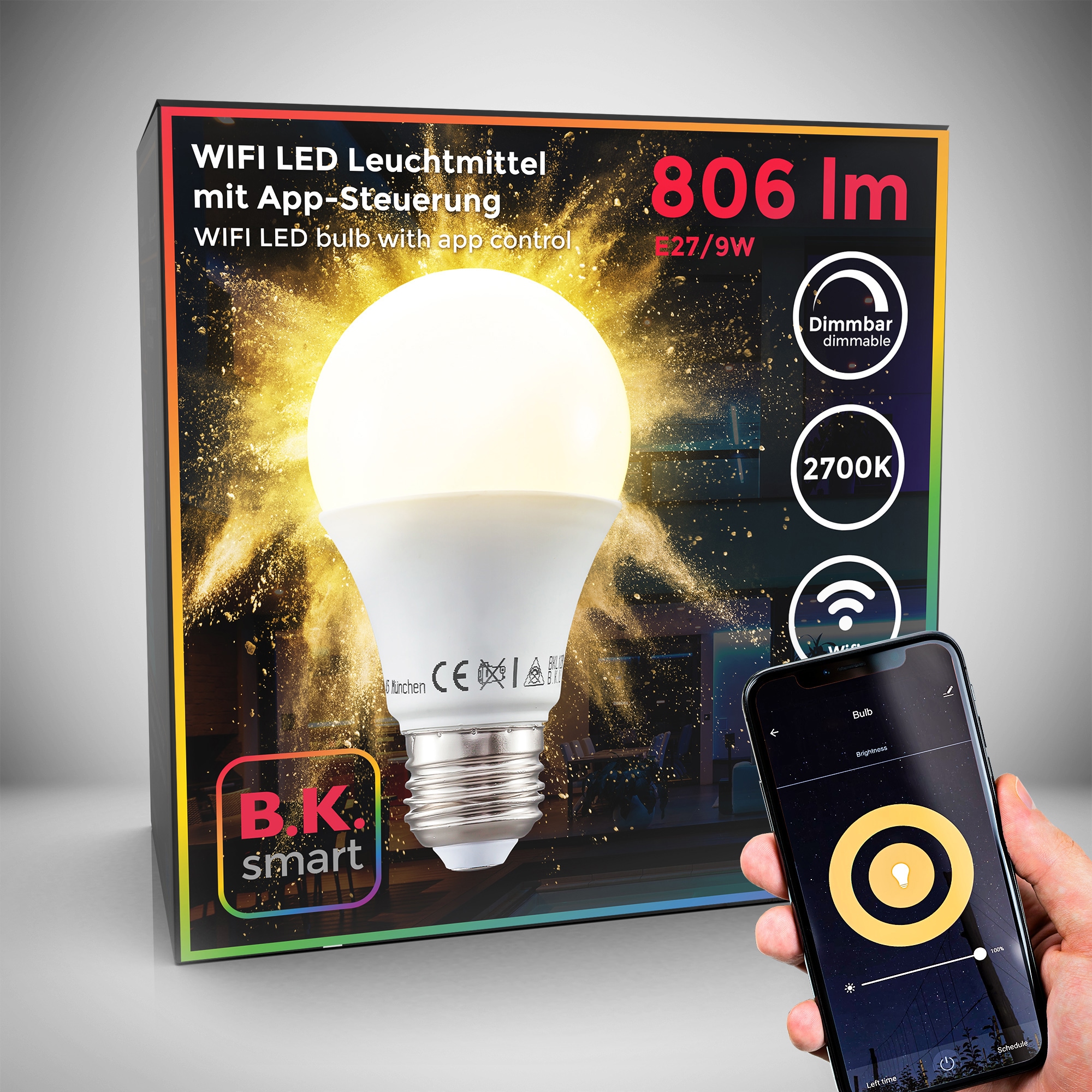 Hama Smarte LED-Leuchte »WLAN LED Einbauspot, 5W, Sprachsteuerung,  Appsteuerung, verstellbar« online bei OTTO