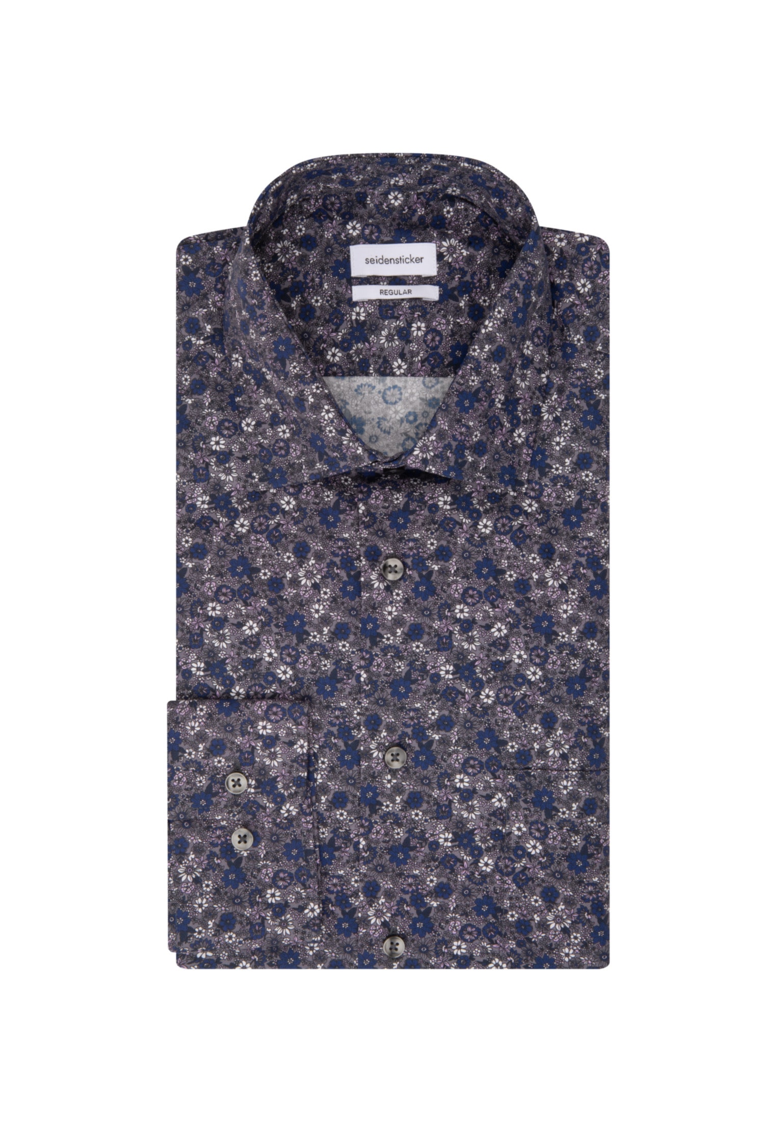seidensticker Businesshemd »Regular«, Regular Extra langer Arm Kentkragen Floral