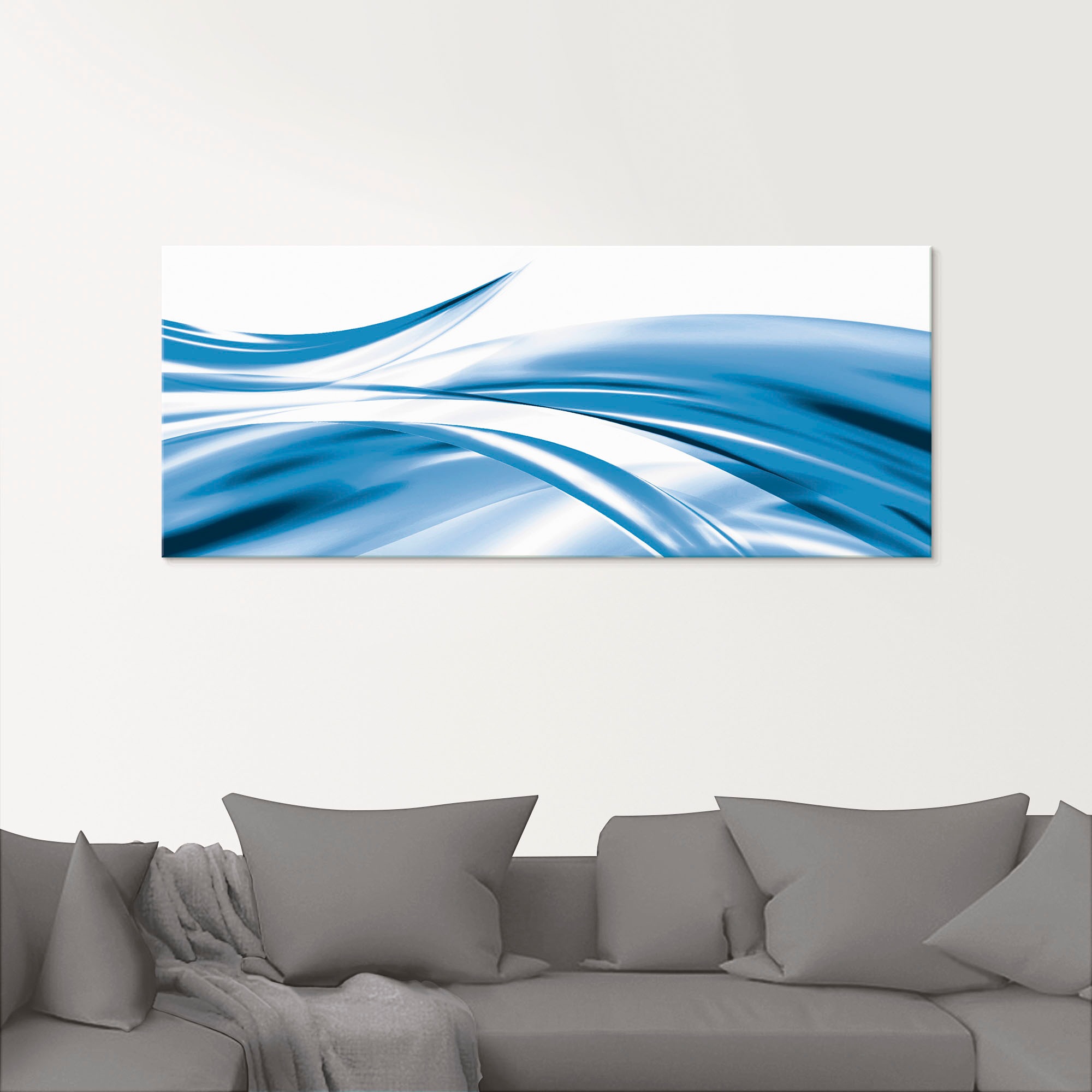 Artland Glasbild »Schöne Welle - Abstrakt«, Gegenstandslos, (1 St.), in verschiedenen Größen