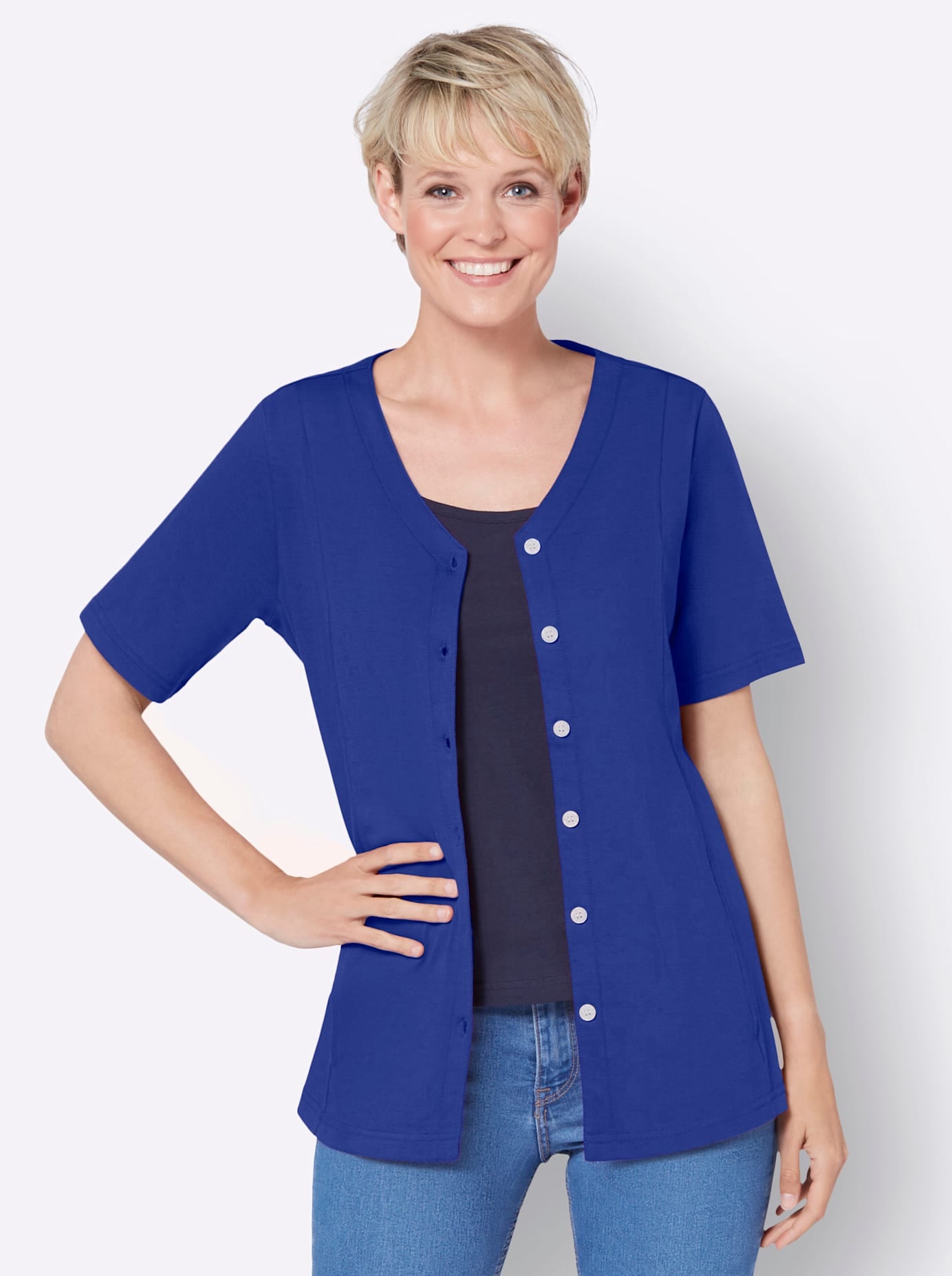 Classic Basics Shirtjacke »Shirtjacke«, (1 tlg.)
