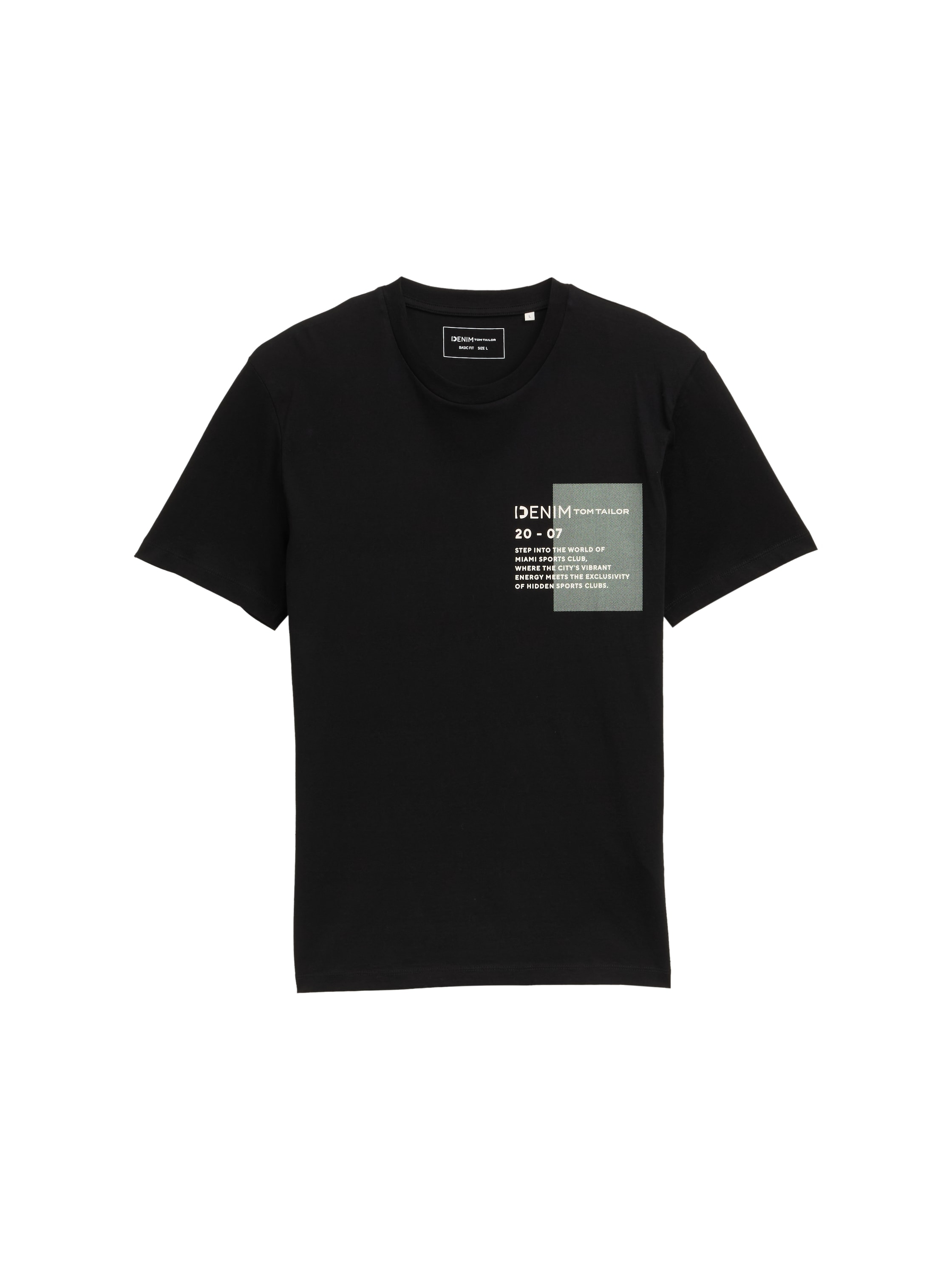 TOM TAILOR Denim T-Shirt, mit verschiedenen Logo Prints