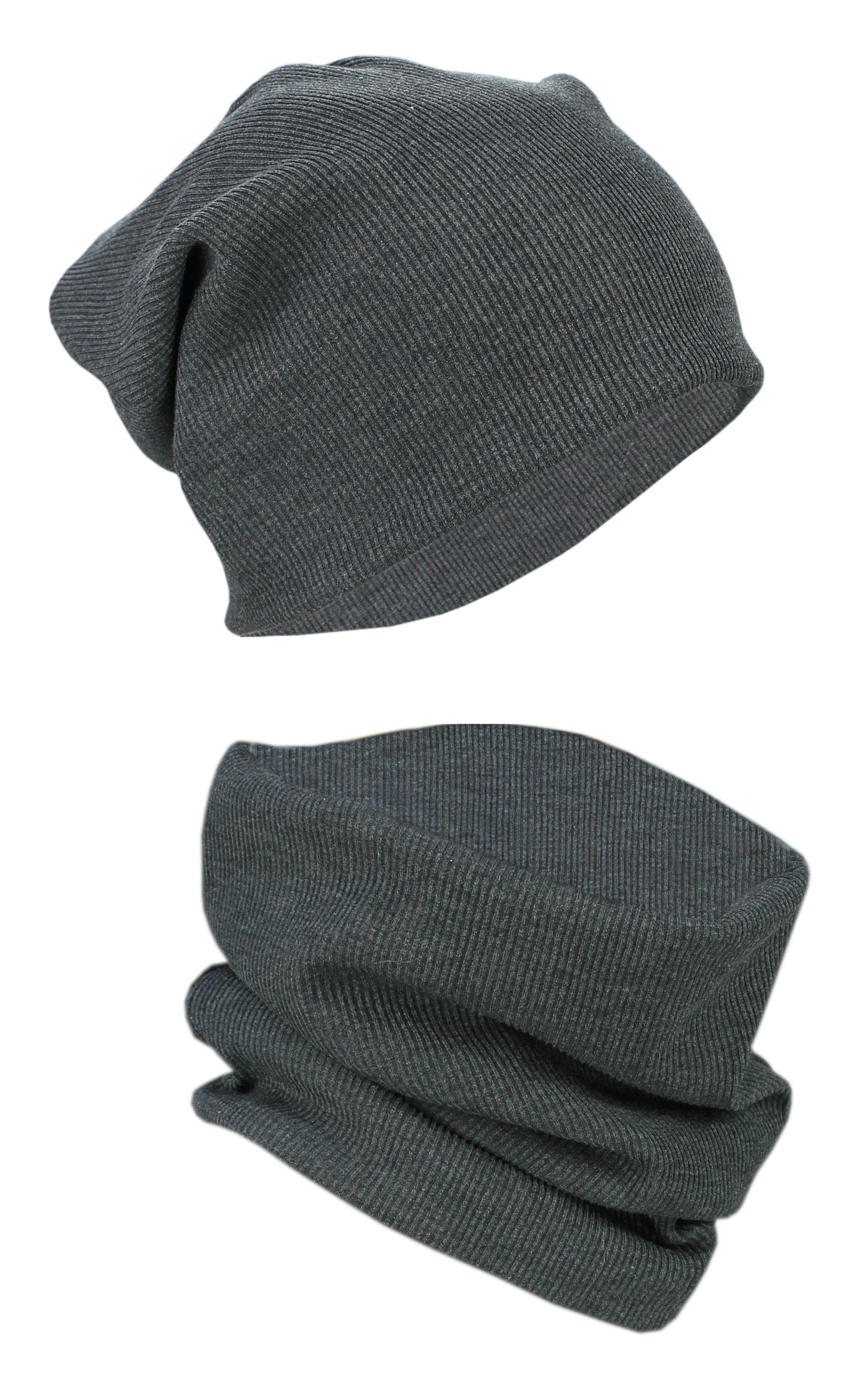ALKATO Beanie »Mütze Alkato Unisex Beanie Mütze und Schal Set Uni«