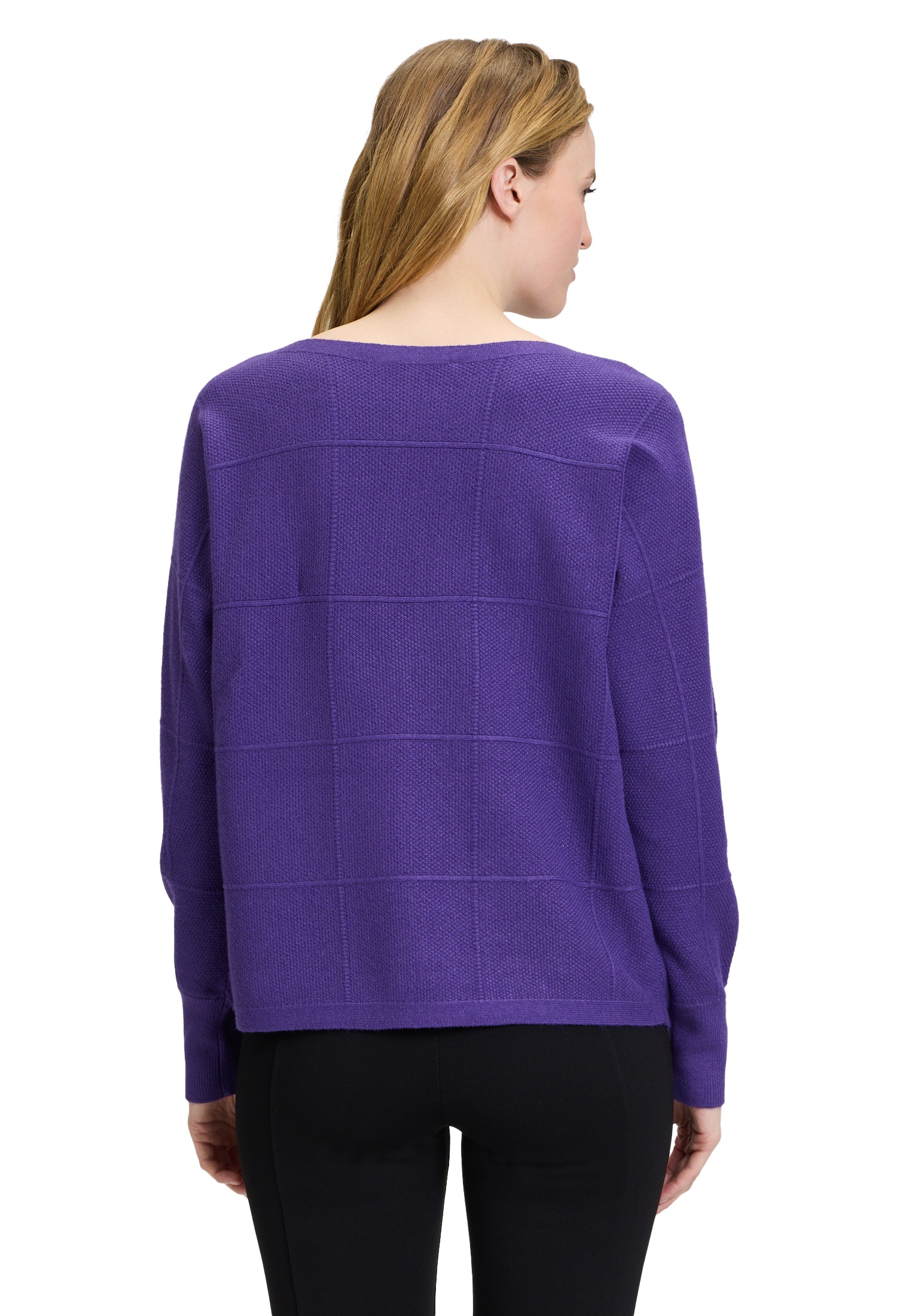Betty Barclay Rundhalspullover »Feinstrickpullover kariert«