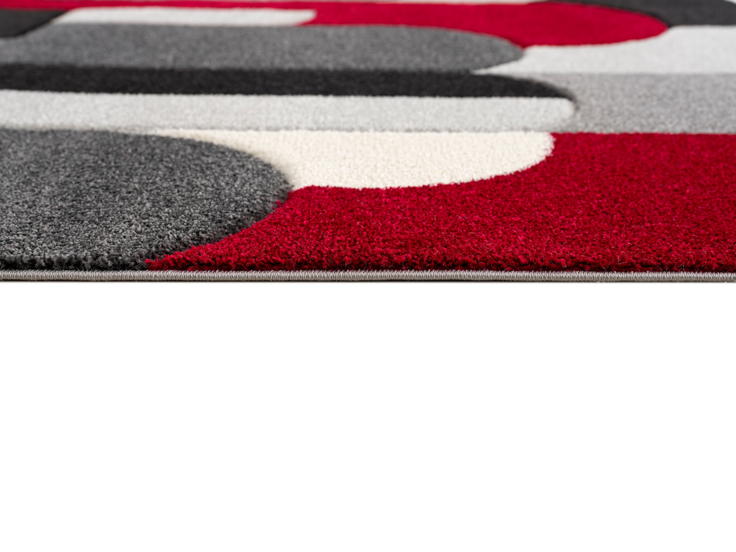 my home Teppich »Pautz«, rechteckig, OTTO Hoch- kaufen wende-Teppich Tief-Effekt, Konturenschnitt, bei handgearbeiteter