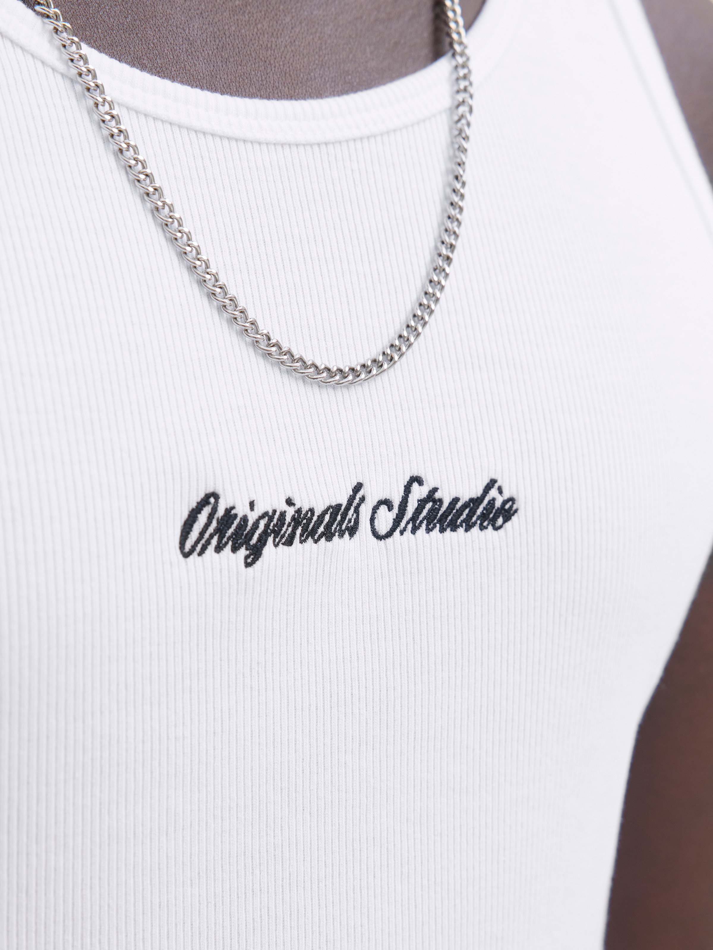 Jack & Jones T-Shirt »JORNORREBRO RIB TANK TOP« ohne Ärmel