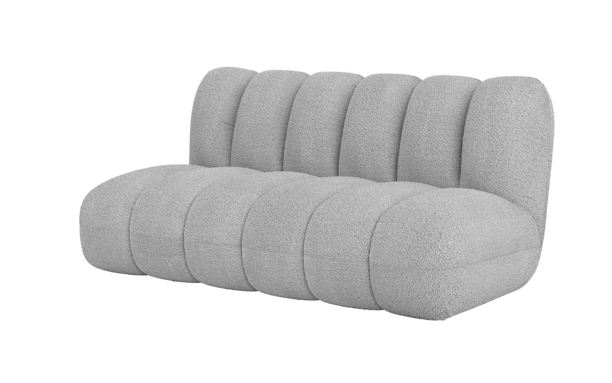 LeGer Home by Lena Gercke 2,5-Sitzer »Priya Designersofa, moderne Steppung, auch in Bouclé«, gemütlich und modern, B/T/H: 185/108/84 cm