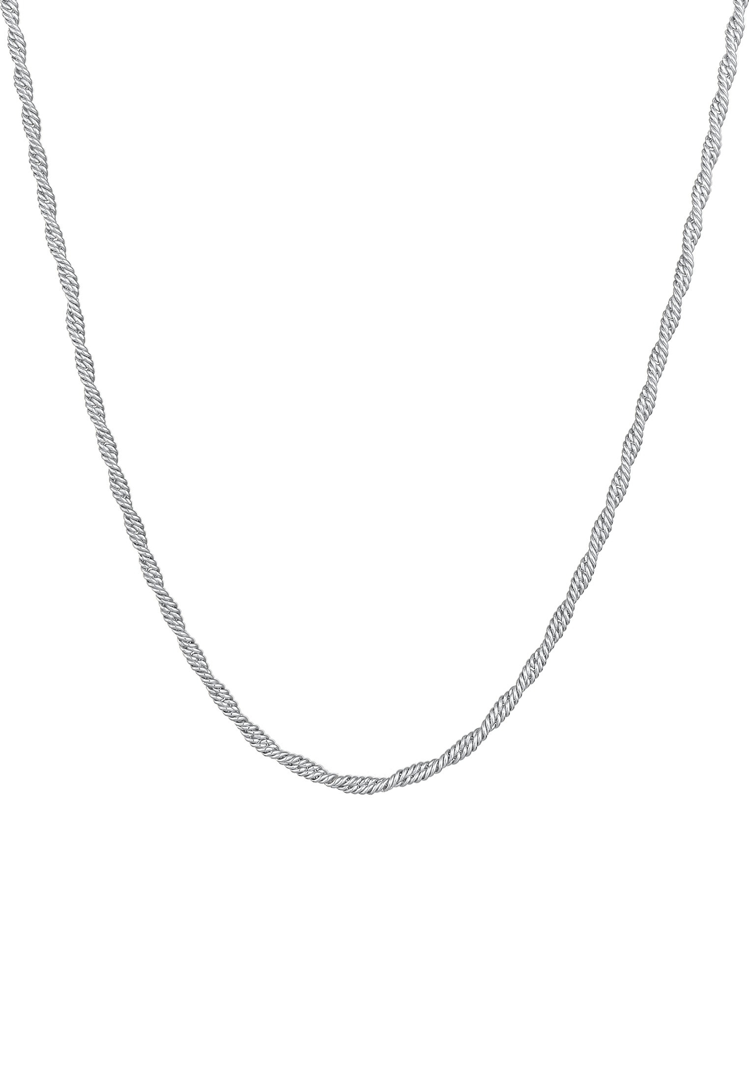 Kuzzoi Silberkette »Halskette Herren Basic Kordelkette Gedreht 925 Silber«