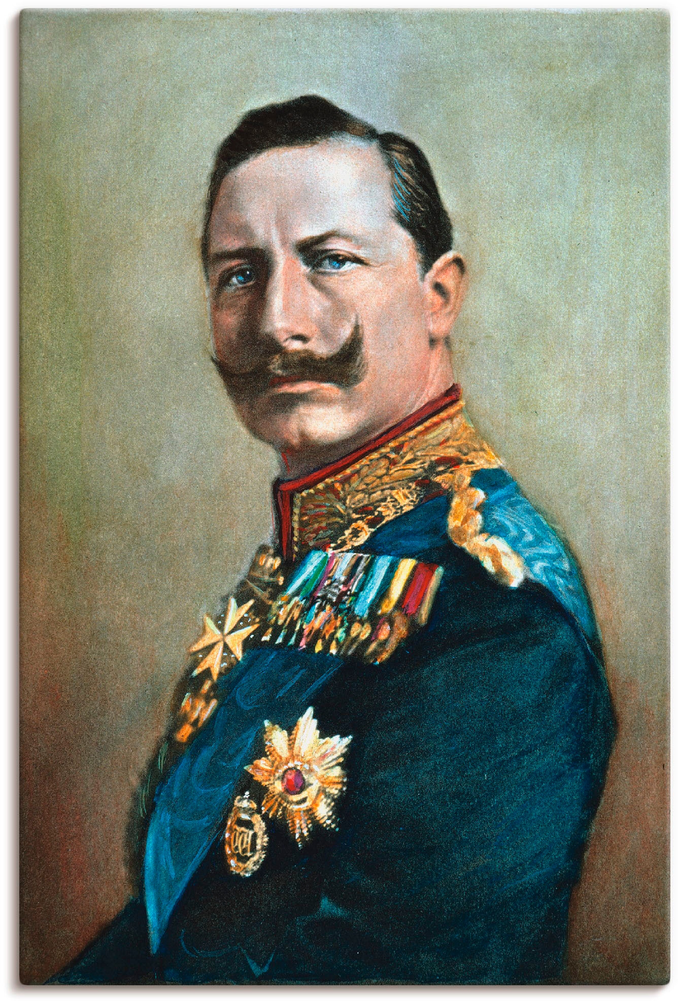 Leinwandbild »Wilhelm II.«, Menschen, (1 St.), auf Keilrahmen gespannt