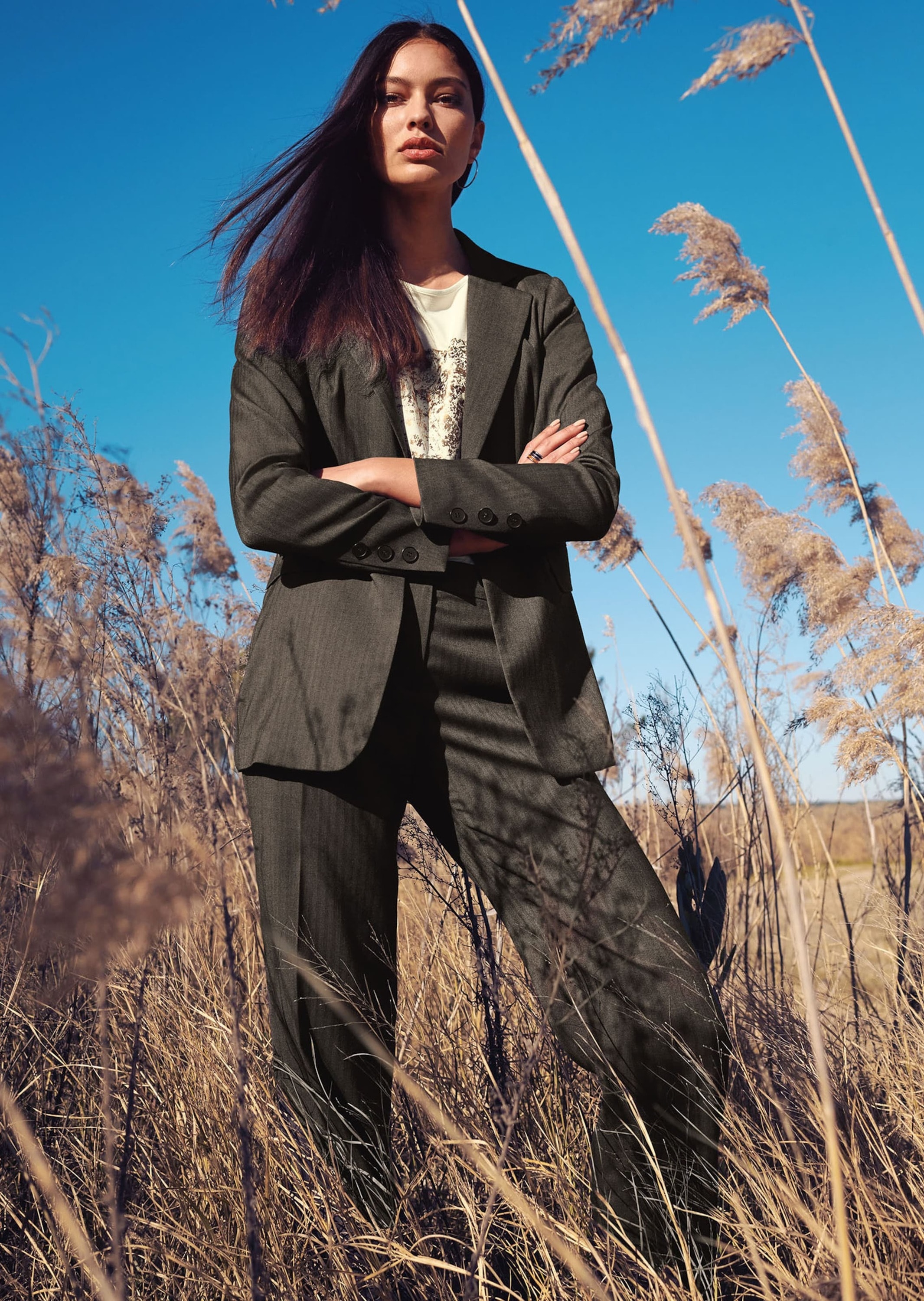 MADELEINE Jackenblazer »Blazer Blazer mit Fischgrat-Dessin«