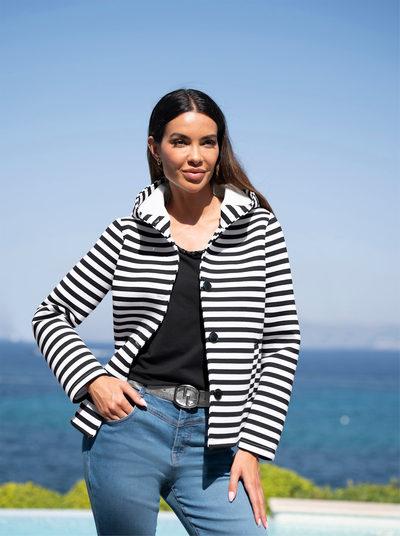 heine Shirtjacke »Sweatjacke«, (1 tlg.)